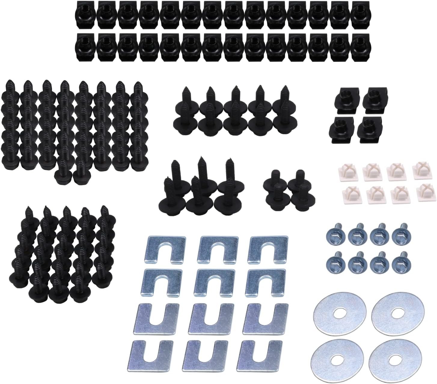 162pcs Front End Sheet Metal Hardware Kit For 1959 1960 1961 1962 1963 1964 1965