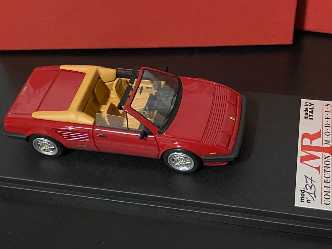 MR Collection Ferrari MR54 Cabrio 1982 Model Limited 499pcs Worldwide Rare MR Collection Ferrari MR54 Cabrio 1982 Model Limited 499pcs Worldwide Rare