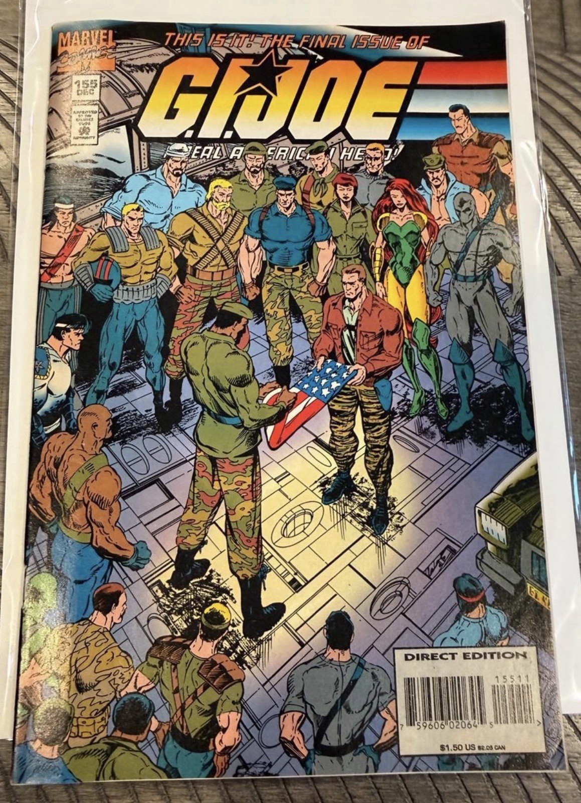 🪖 G.I. Joe ARAH 155 Final Issue 🇺🇸 Marvel Comics Low Print Run Hama GI Last