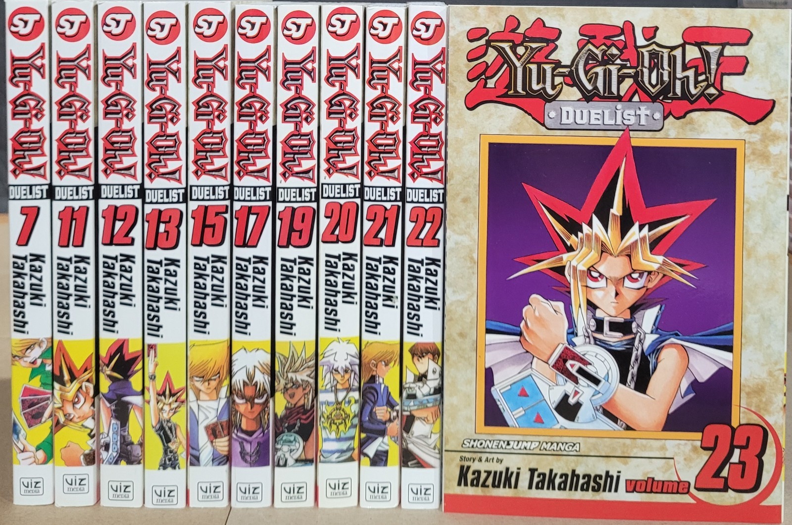 Yu Gi Oh Duelist Manga Vol 7,11-13,15,17,19-23 Shonen Jump New In English Viz 