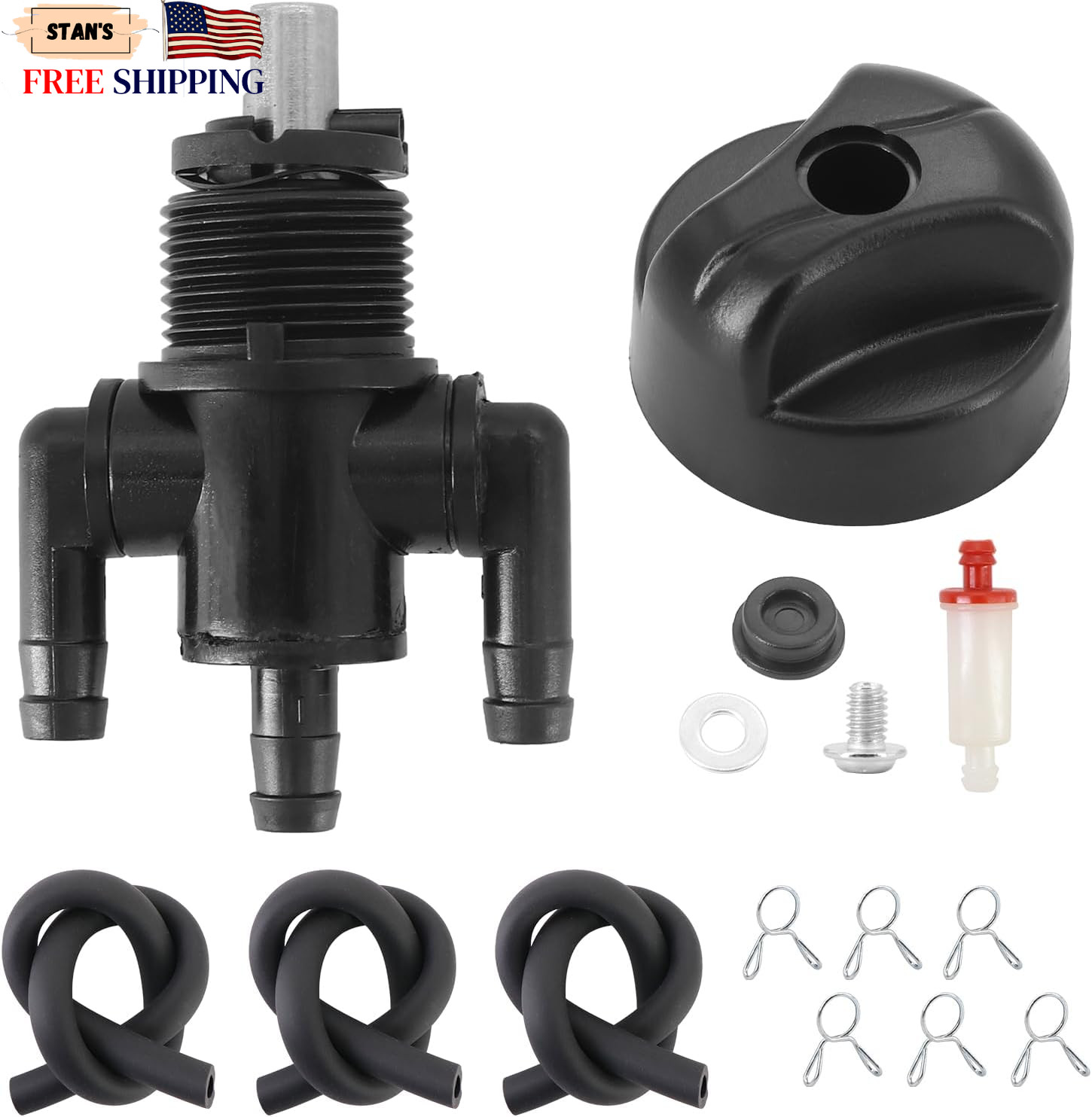 3-Way Gas Fuel Shut-Off Petcock Valve Switch 7052154 for Polaris Xplorer 300 400 3-Way Gas Fuel Shut-Off Petcock Valve Switch 7052154 for Polaris Xplorer 300 400