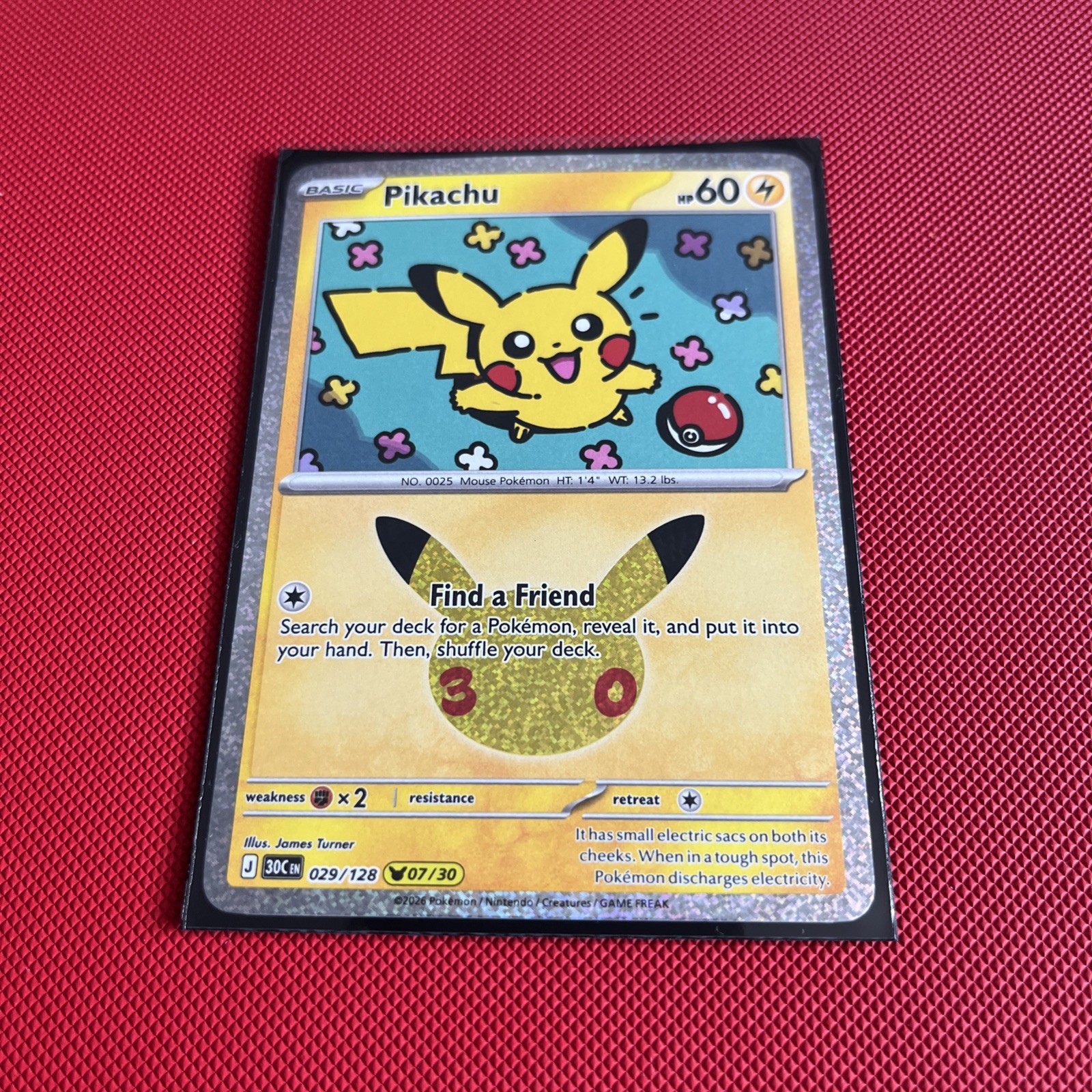 Pokémon TCG Pikachu 029/128 Celebrations Classic Collection Holo English 2021 Pokémon TCG Pikachu 029/128 Celebrations Classic Collection Holo English 2021