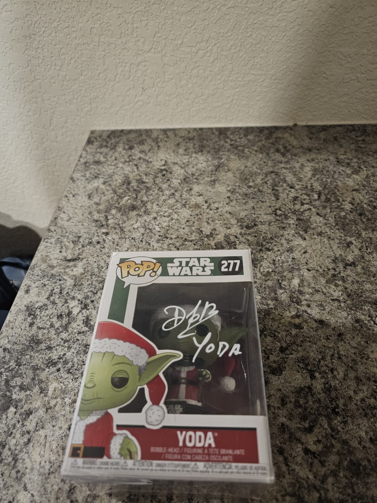 Deep Roy Signed Funko Pop Star Wars Yoda #277 W/Inscription Factory Sealed COA Deep Roy Signed Funko Pop Star Wars Yoda #277 W/Inscription Factory Sealed COA