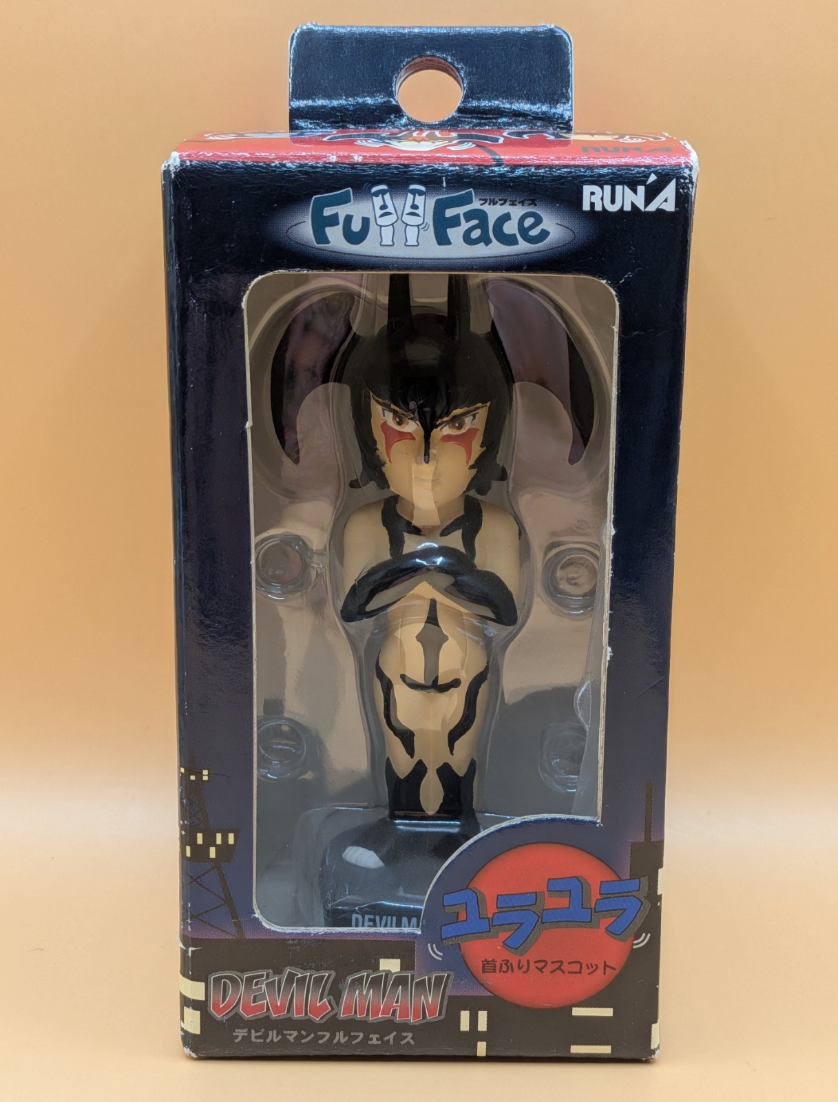 2003 RUNA Devilman Lady Full Face Bobblehead Figure Japan Go Nagai Boxed Rare
