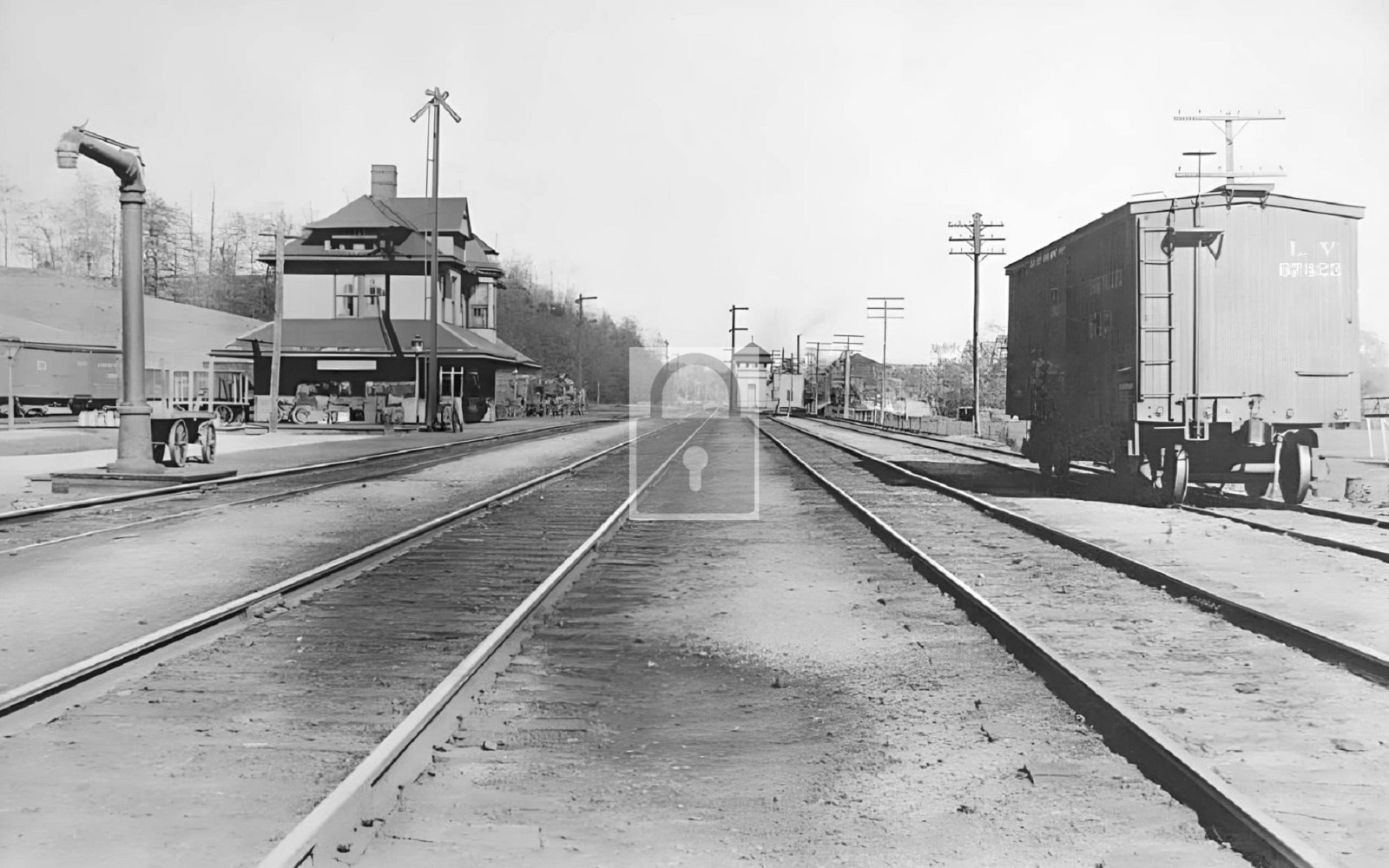 Railroad Train Station Depot Rochester Junction New York NY - Reprint