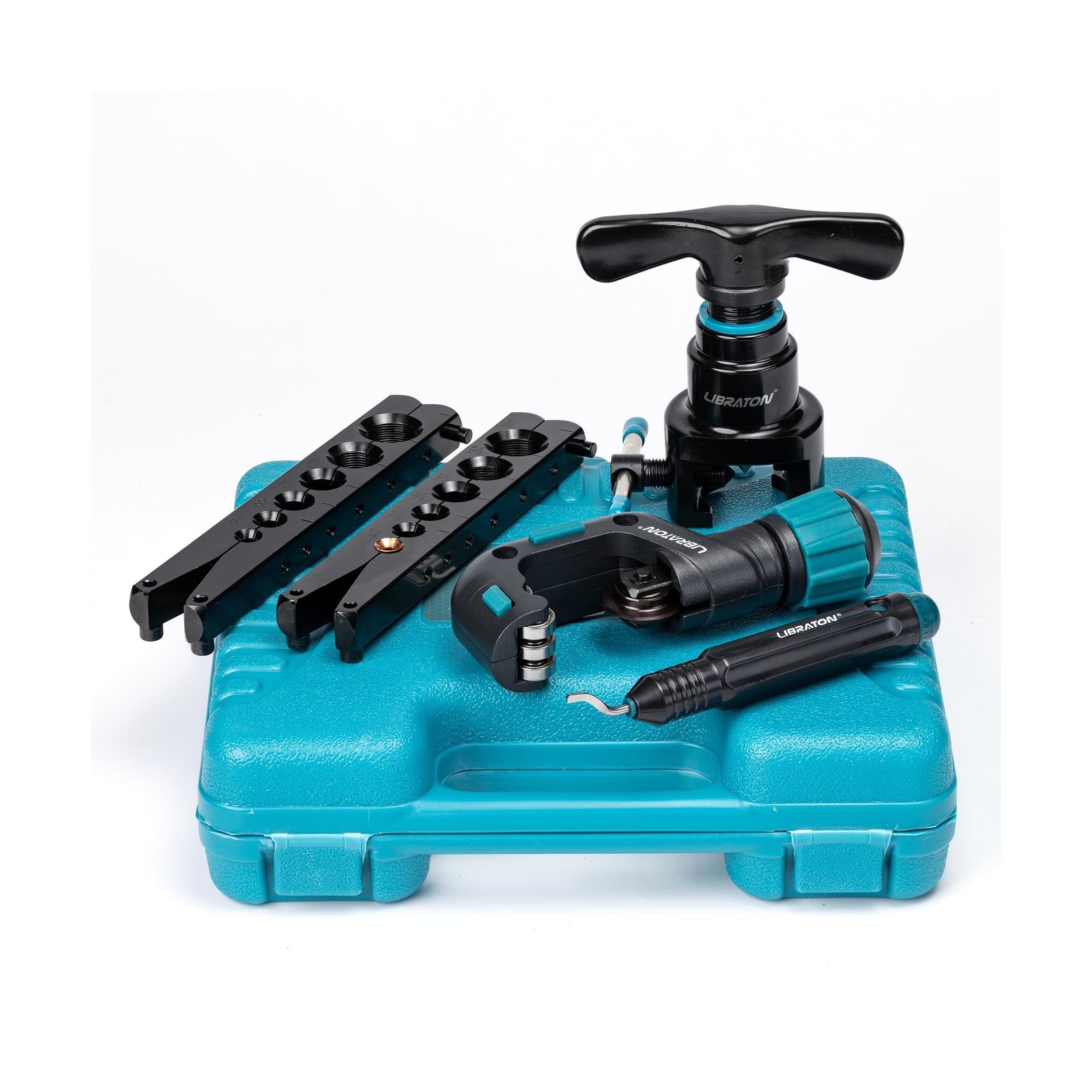 LIBRATON Flaring Tool, HVAC Flaring Tool Kit, Copper Flaring Tool | 45° Ecc LIBRATON Flaring Tool, HVAC Flaring Tool Kit, Copper Flaring Tool | 45° Ecc
