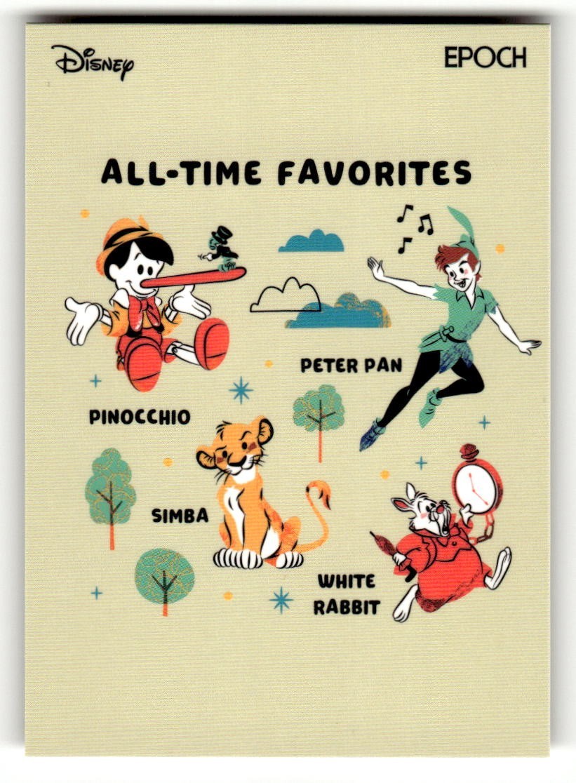 2024 Epoch Premier Collection All-Time Favorites #25 Disney Card