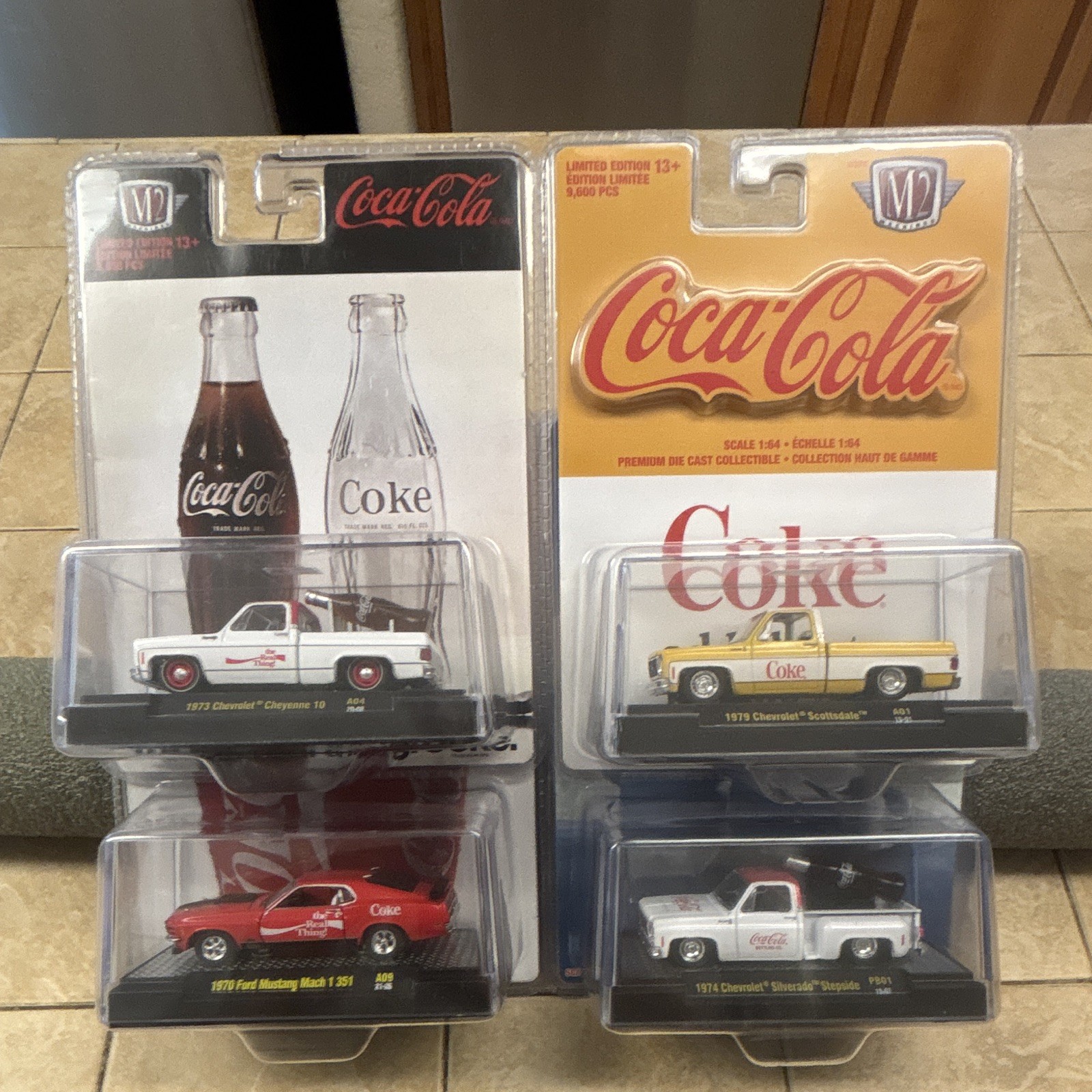 Coca-Cola M2 Machines 1:64 Diecast Lot of 4 Limited Edition