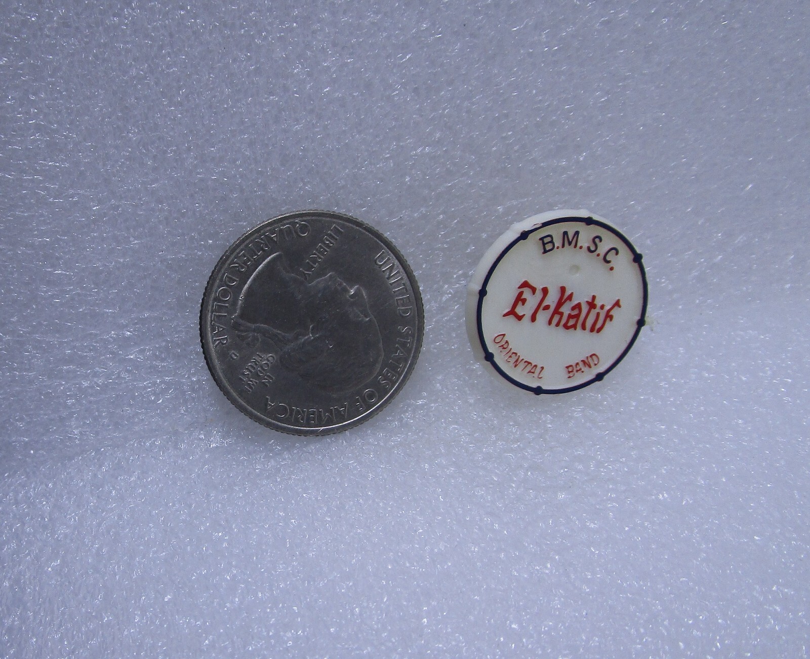 Shriners BMSC El Katif Plastic Pin Shriners BMSC El Katif Plastic Pin