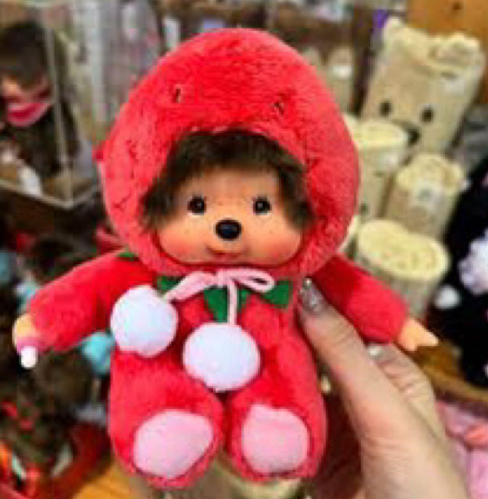 Monchhichi S size Amaou strawberry stuffed toy