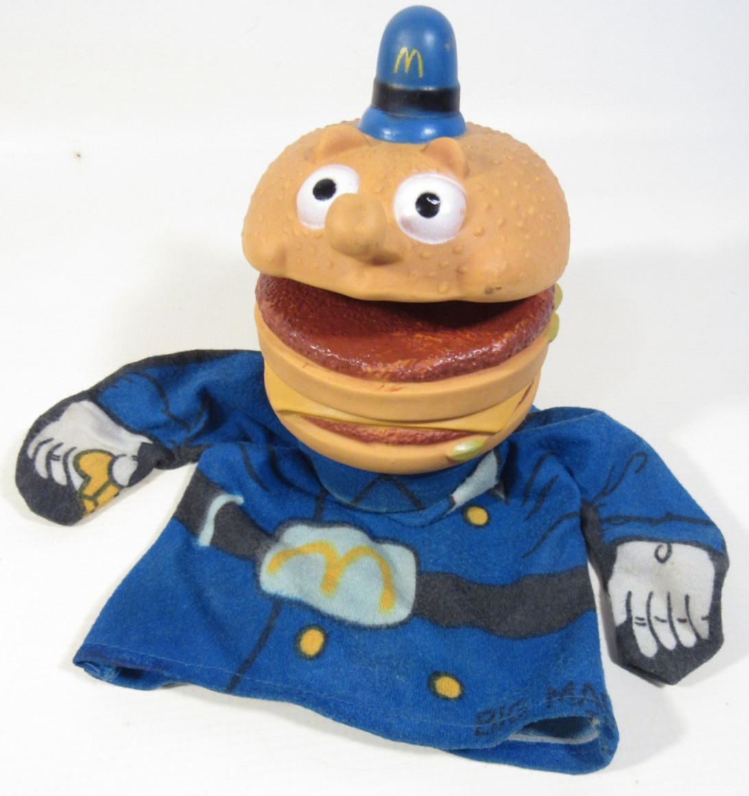 Vintage 1973 McDonald\'s Police Officer Big Mac Hand Puppet Toy