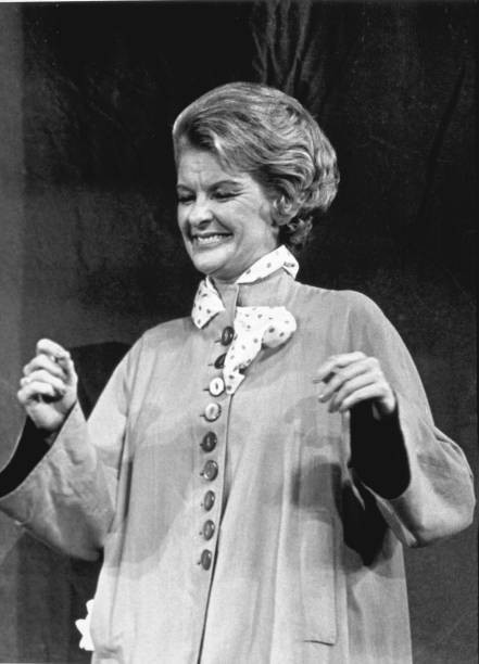 Actress Elaine Stritch from the stage play I Married An Angel Old Photo