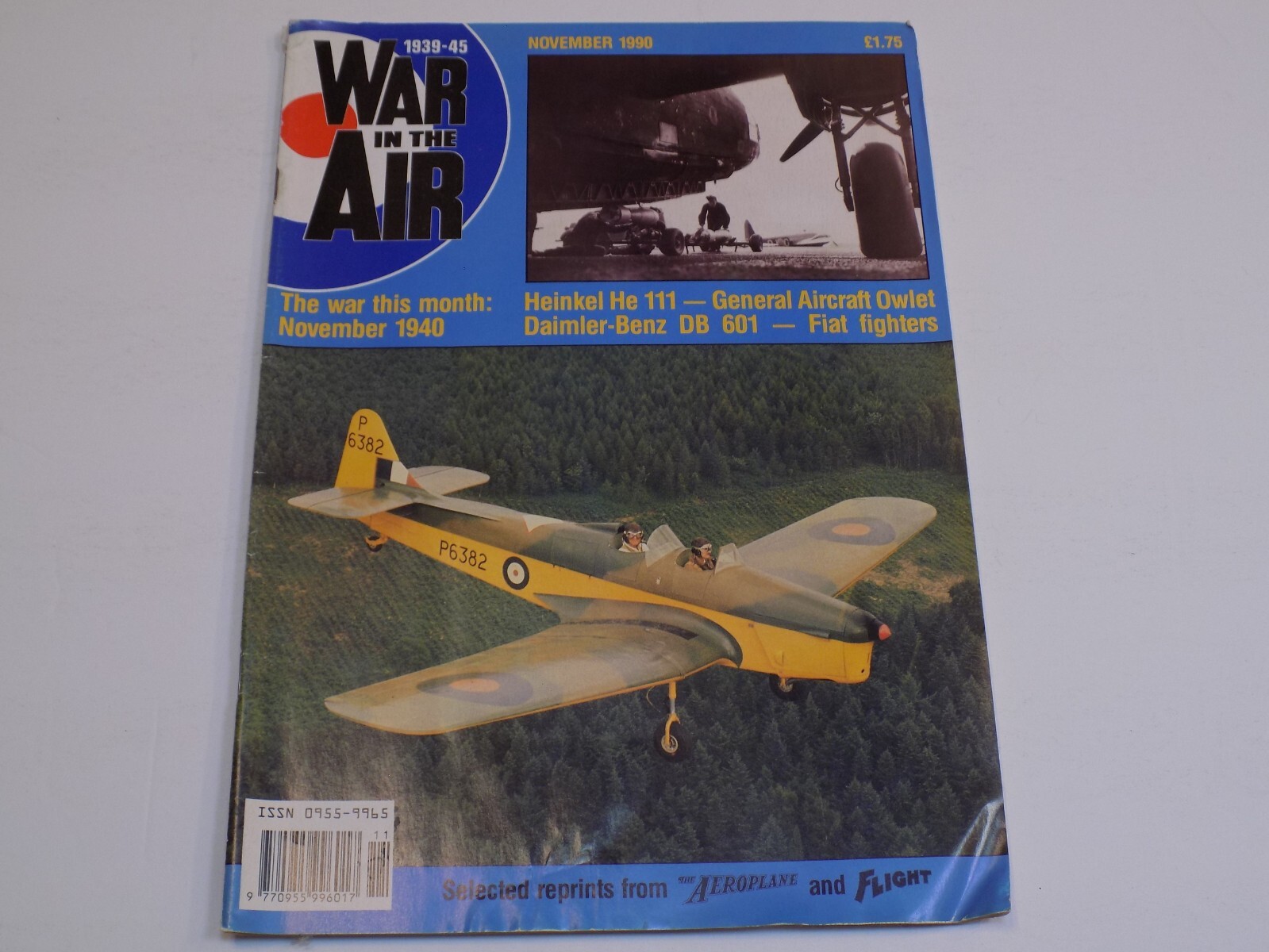 War in the Air 1939 1945 Magazine Aeroplane Flight RAF Heinkel He111 DB 601 1990