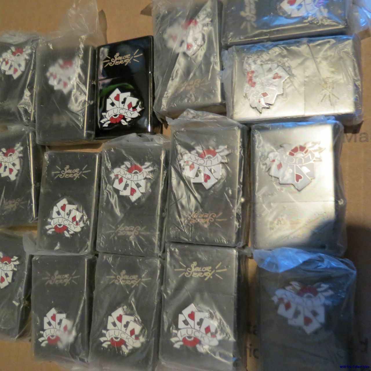 WHOLESALE LOT OF 14 SAILOR JERRY LIGHTERS sailer tatoo designs poker cards rum WHOLESALE LOT OF 14 SAILOR JERRY LIGHTERS sailer tatoo designs poker cards rum