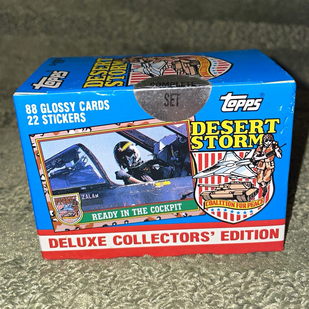 1991 Topps Desert Storm Deluxe Collector's Edition Factory-Sealed Set 1991 Topps Desert Storm Deluxe Collector's Edition Factory-Sealed Set