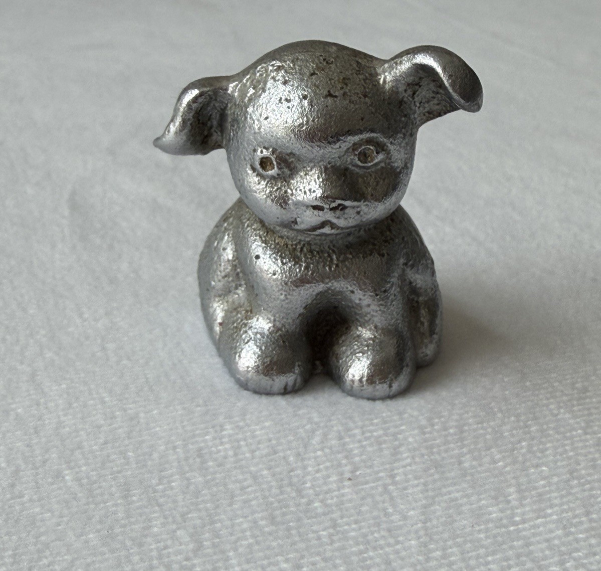 Vintage Cast Iron Bucki Carbons Ribbons Advertising Dog Paperweight Figure 1.5 Vintage Cast Iron Bucki Carbons Ribbons Advertising Dog Paperweight Figure 1.5