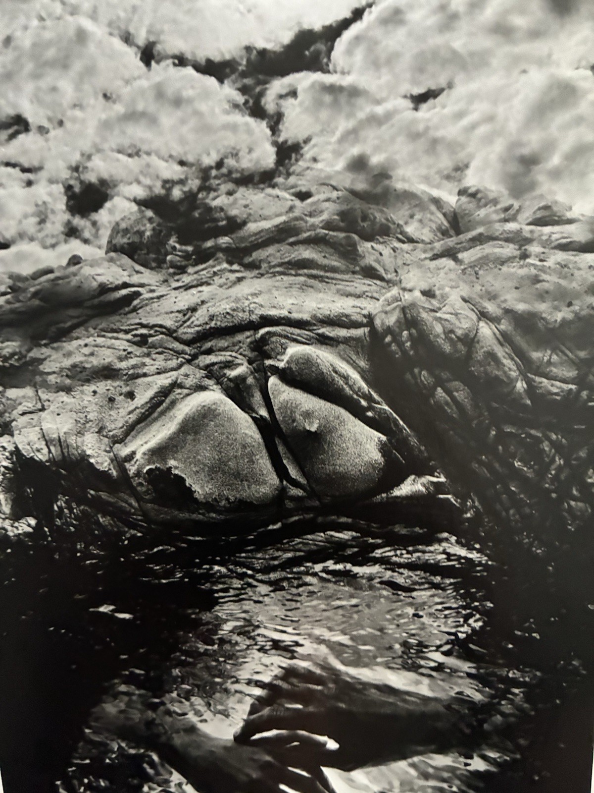 Jerry Uelsmann Untitled 1972 Gelatin Silver Photo Hands Water 8x10 Stamped