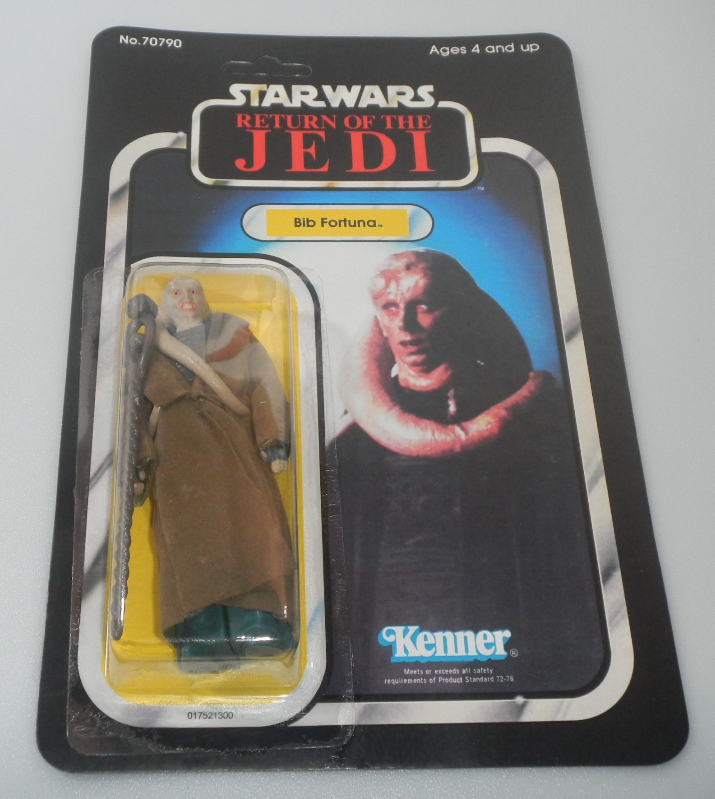 RECARDED 1983 Bib Fortuna Star Wars ROTJ 100% Complete Vintage 3.75 Figure Lot