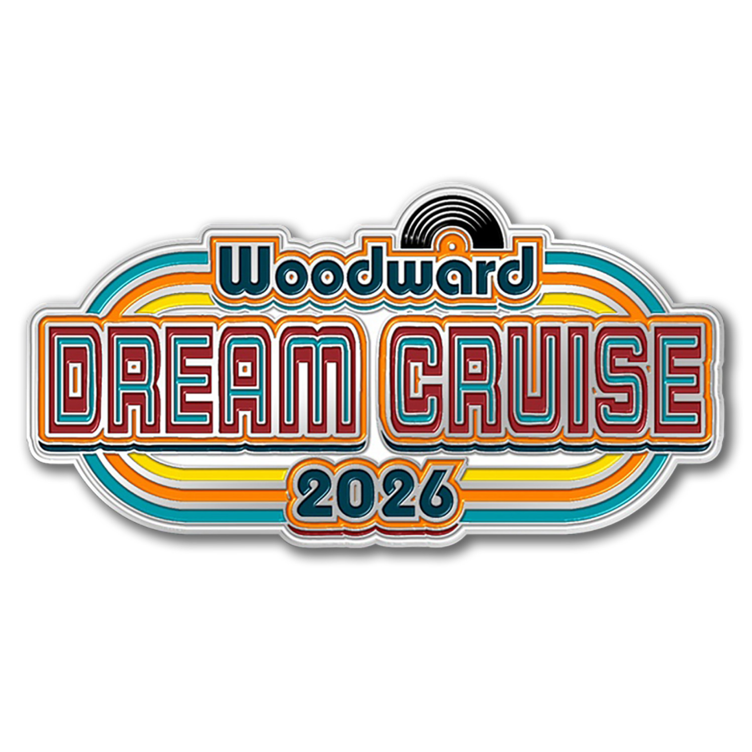 Woodward Dream Cruise Official 2026 Lapel Pin Woodward Dream Cruise Official 2026 Lapel Pin