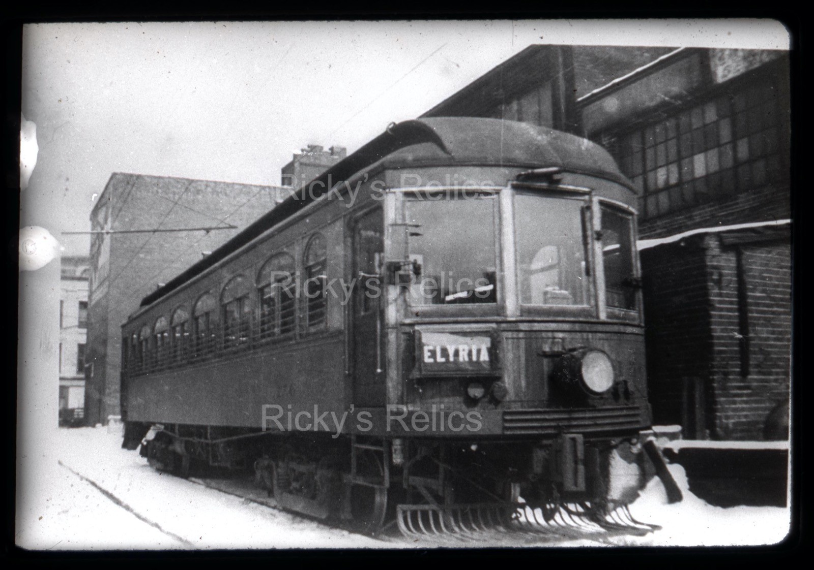 Duplicate Slide LSE Streetcar Lake Shore Electric Rwy Elyria Ohio