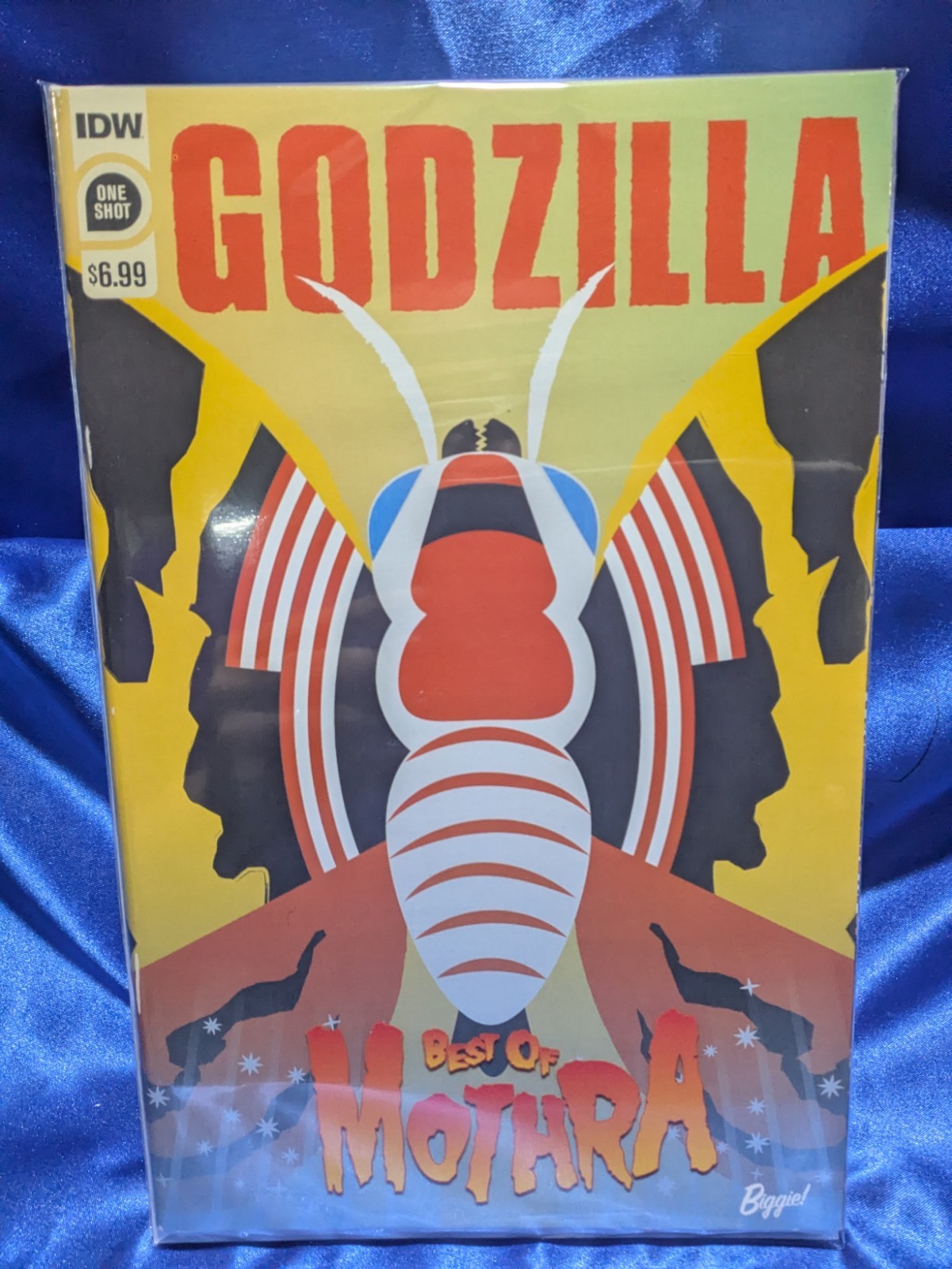IDW Publishing 2022 Godzilla Best of Mothra ONE SHOT James Biggie Cover IDW Publishing 2022 Godzilla Best of Mothra ONE SHOT James Biggie Cover