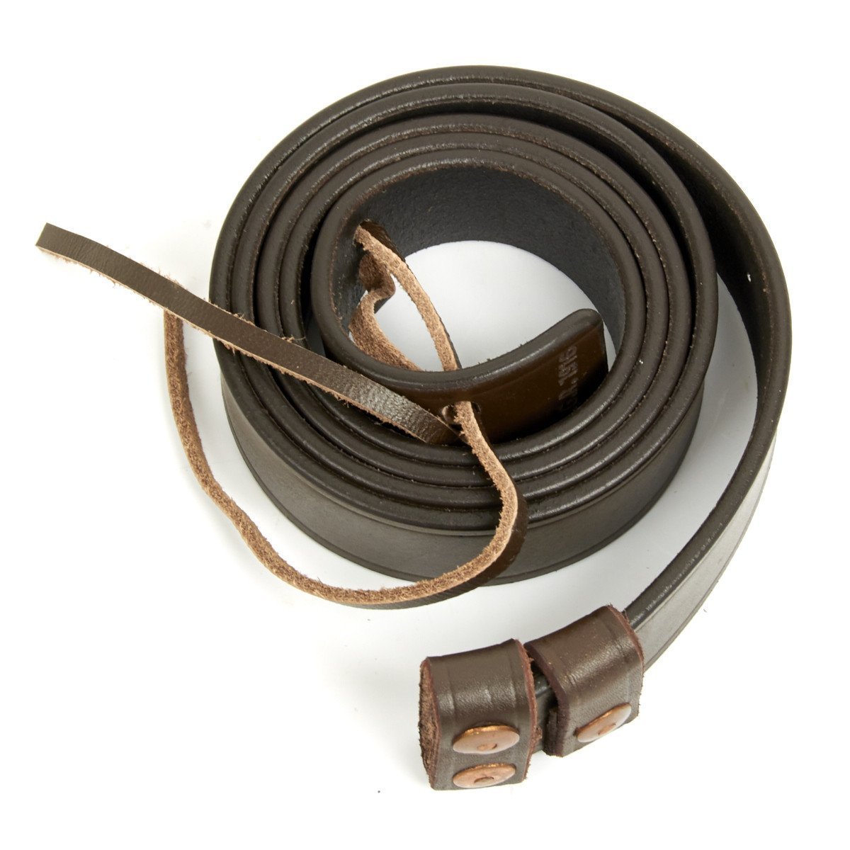 British WWI & WWII SMLE Enfield Leather Rifle Sling- Dated, Manufacturer Stamp British WWI & WWII SMLE Enfield Leather Rifle Sling- Dated, Manufacturer Stamp