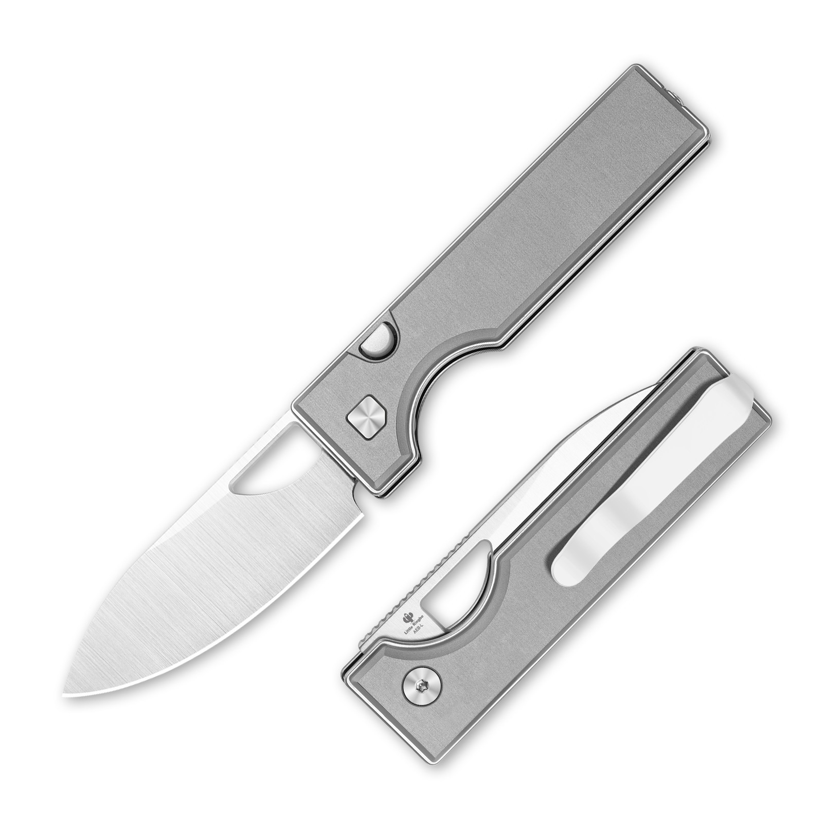 Kizer Little Ringbo Folding Pocket Knife AEB-L Blade Aluminum Handle V3708A1