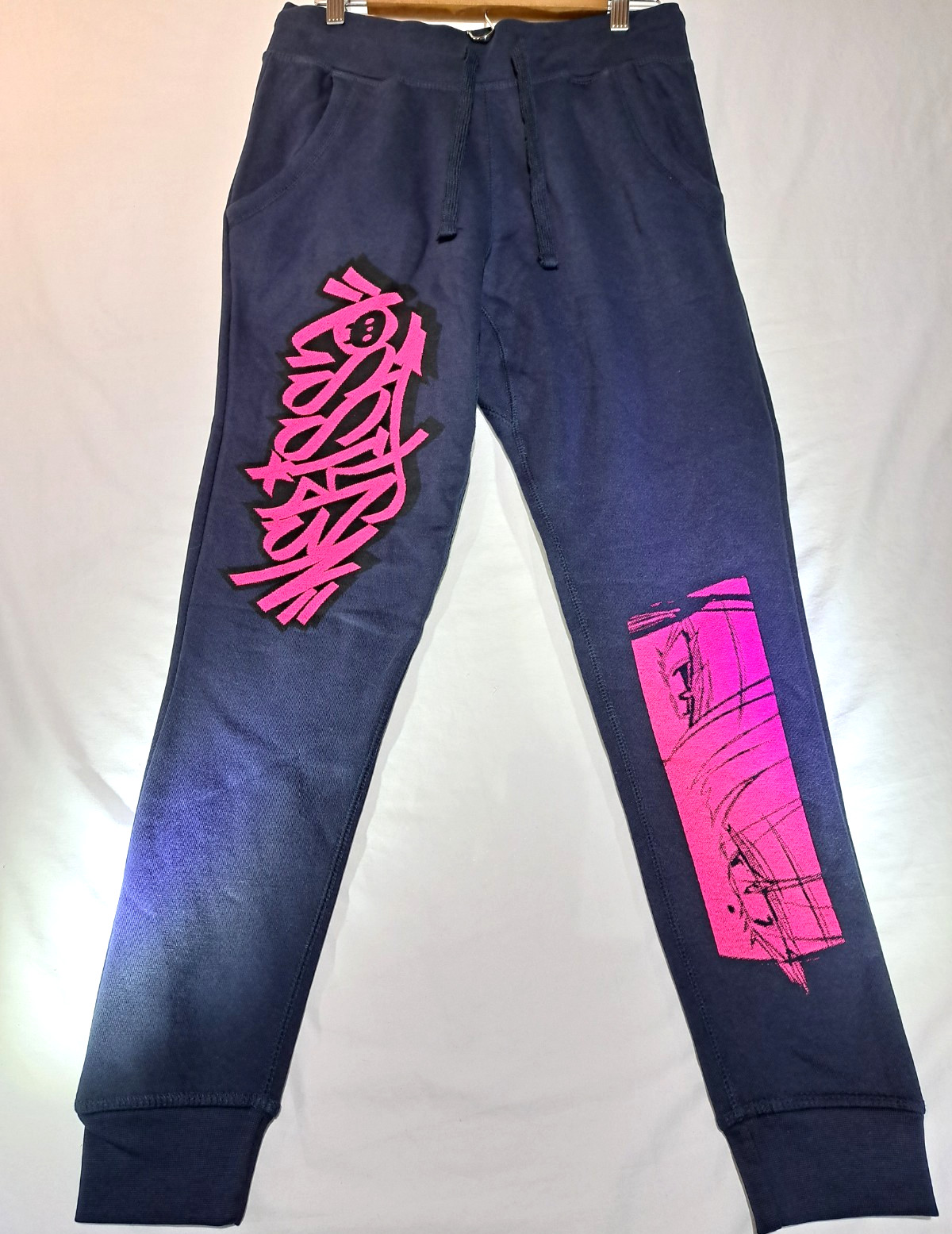 GhostXGhost Hololive Nerissa Ravencroft Ghost Street Joggers Size MED. NEW GhostXGhost Hololive Nerissa Ravencroft Ghost Street Joggers Size MED. NEW