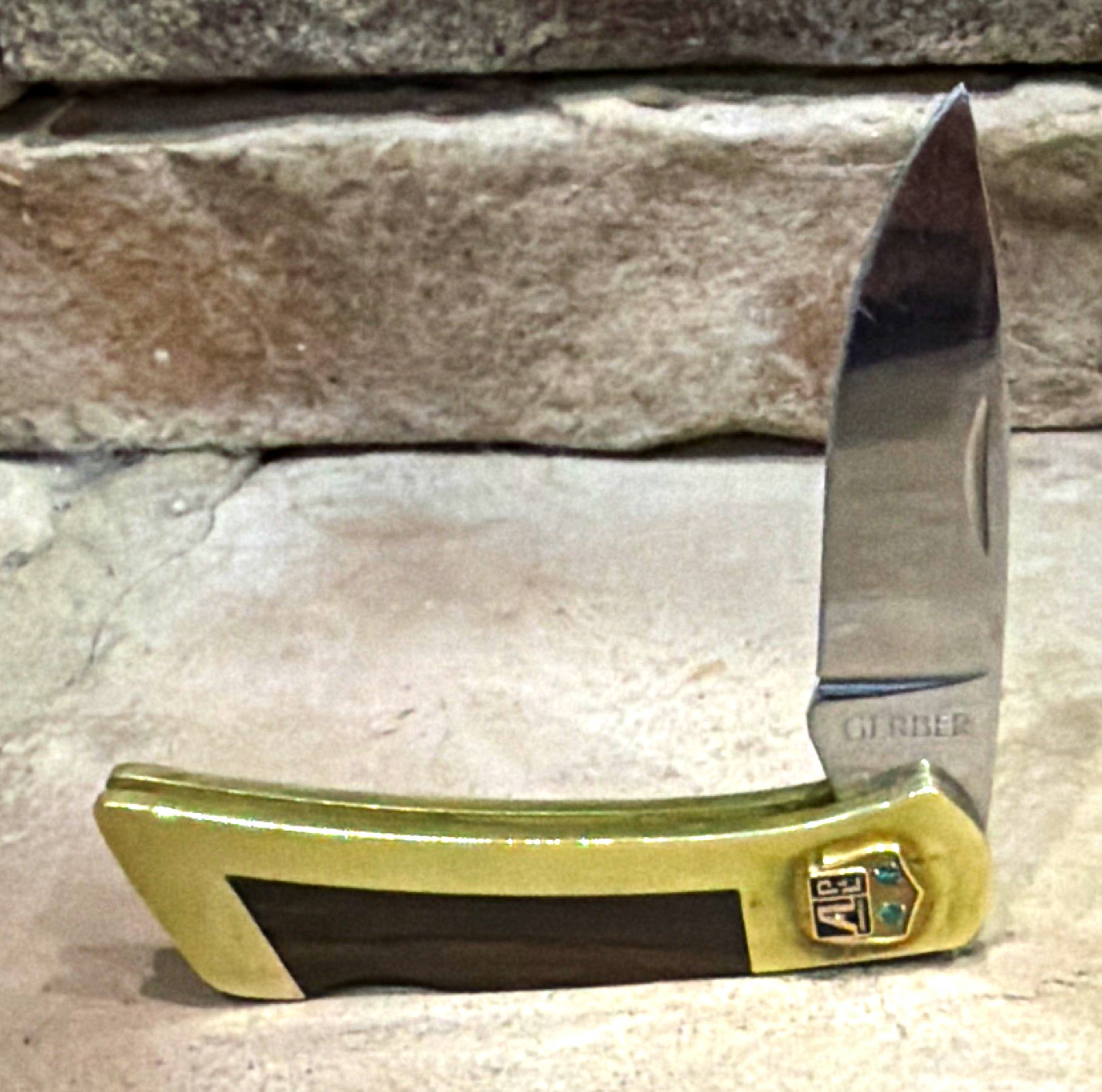 Vintage Gerber Sportsman II Lockback Knife AP&L Arkansas Power & Light Award Vintage Gerber Sportsman II Lockback Knife AP&L Arkansas Power & Light Award