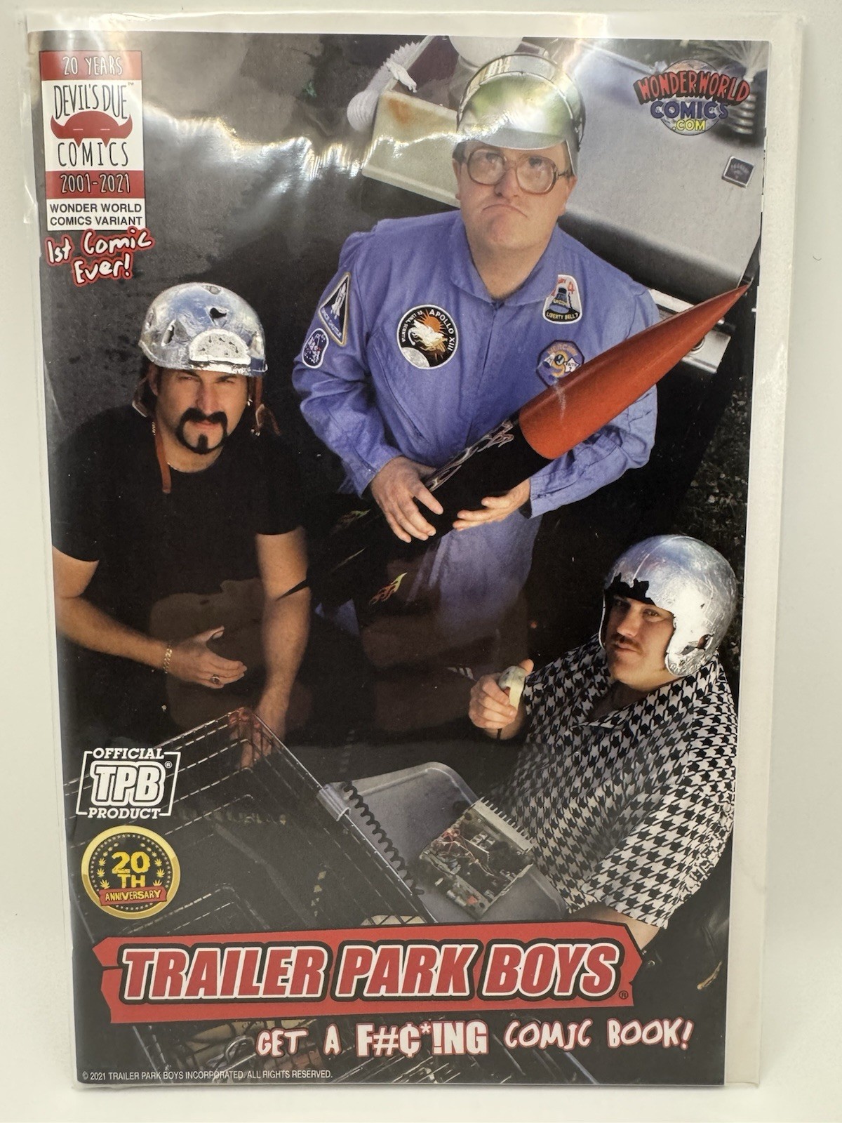 TRAILER PARK BOYS #1 WONDERWORLD COMICS Limited TOTAL 420 VARIANT