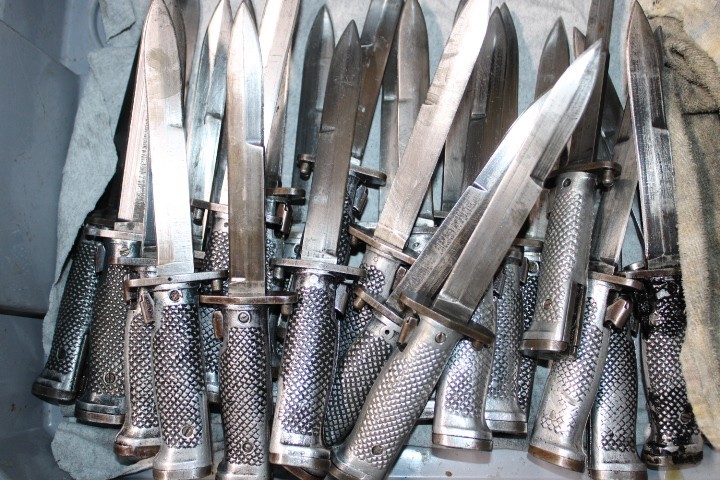 1 US Military given to Turkey M5 M5A1 MILPAR Bayonet Knife for M1 Garand Rifle 1 1 US Military given to Turkey M5 M5A1 MILPAR Bayonet Knife for M1 Garand Rifle 1