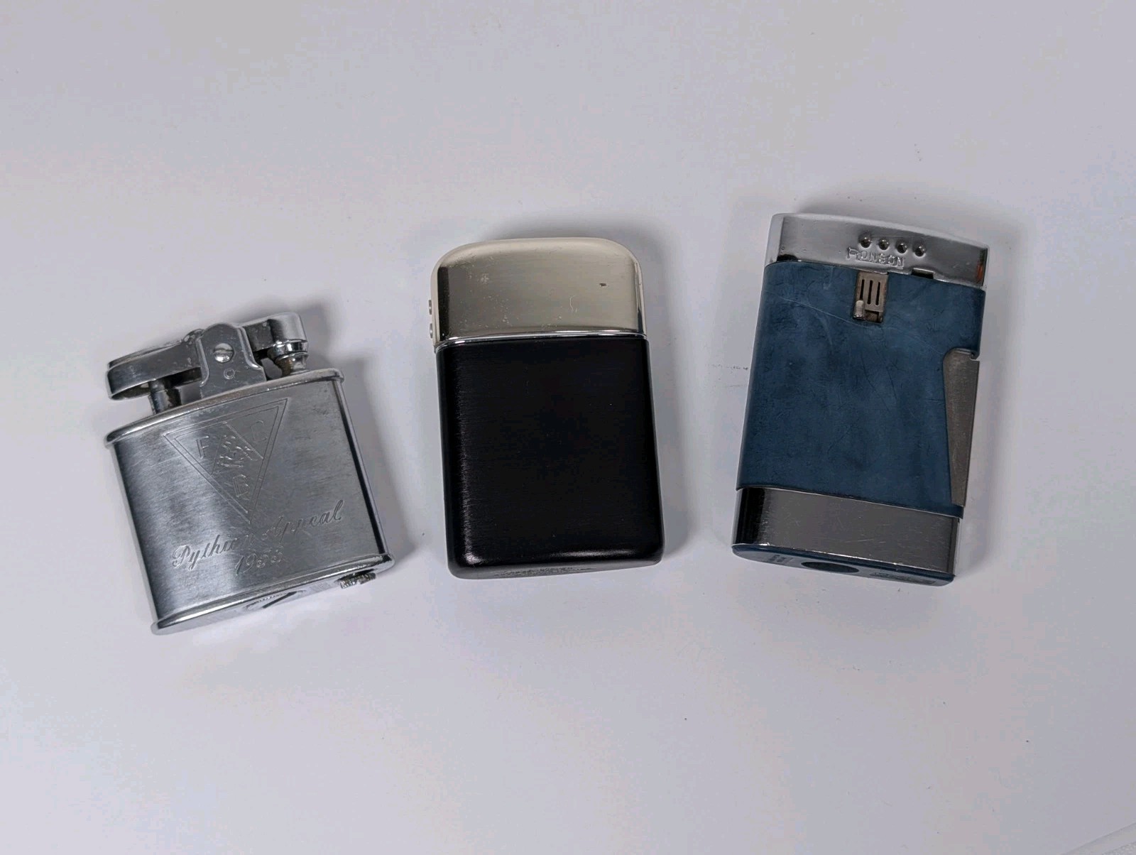 Lot Of 3 Vtg Ronson Lighters UNTESTED Lot Of 3 Vtg Ronson Lighters UNTESTED
