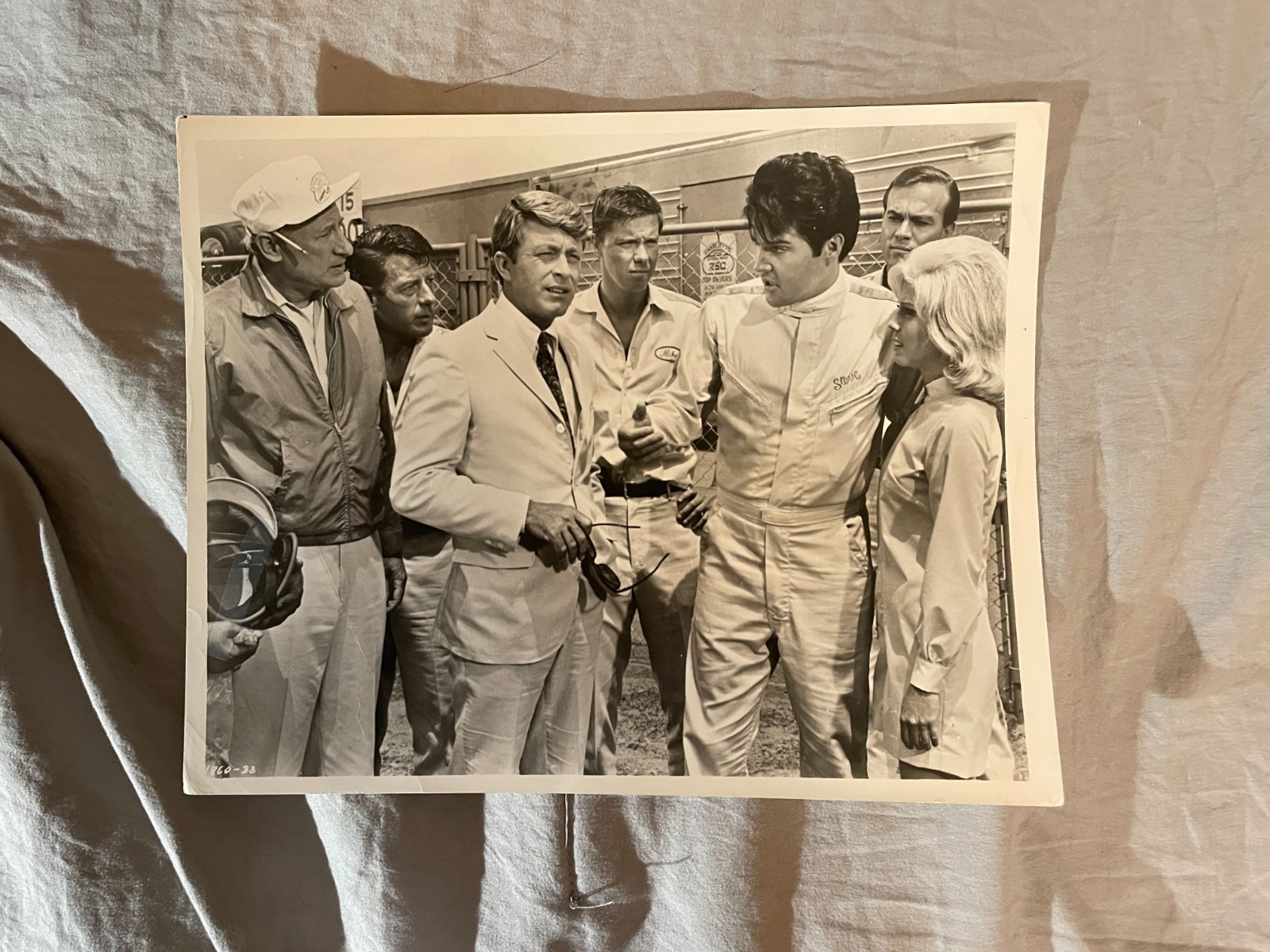 Elvis Presley 1968 Press Photo - Speedway Vintage B &W 8 Elvis Presley 1968 Press Photo - Speedway Vintage B &W 8