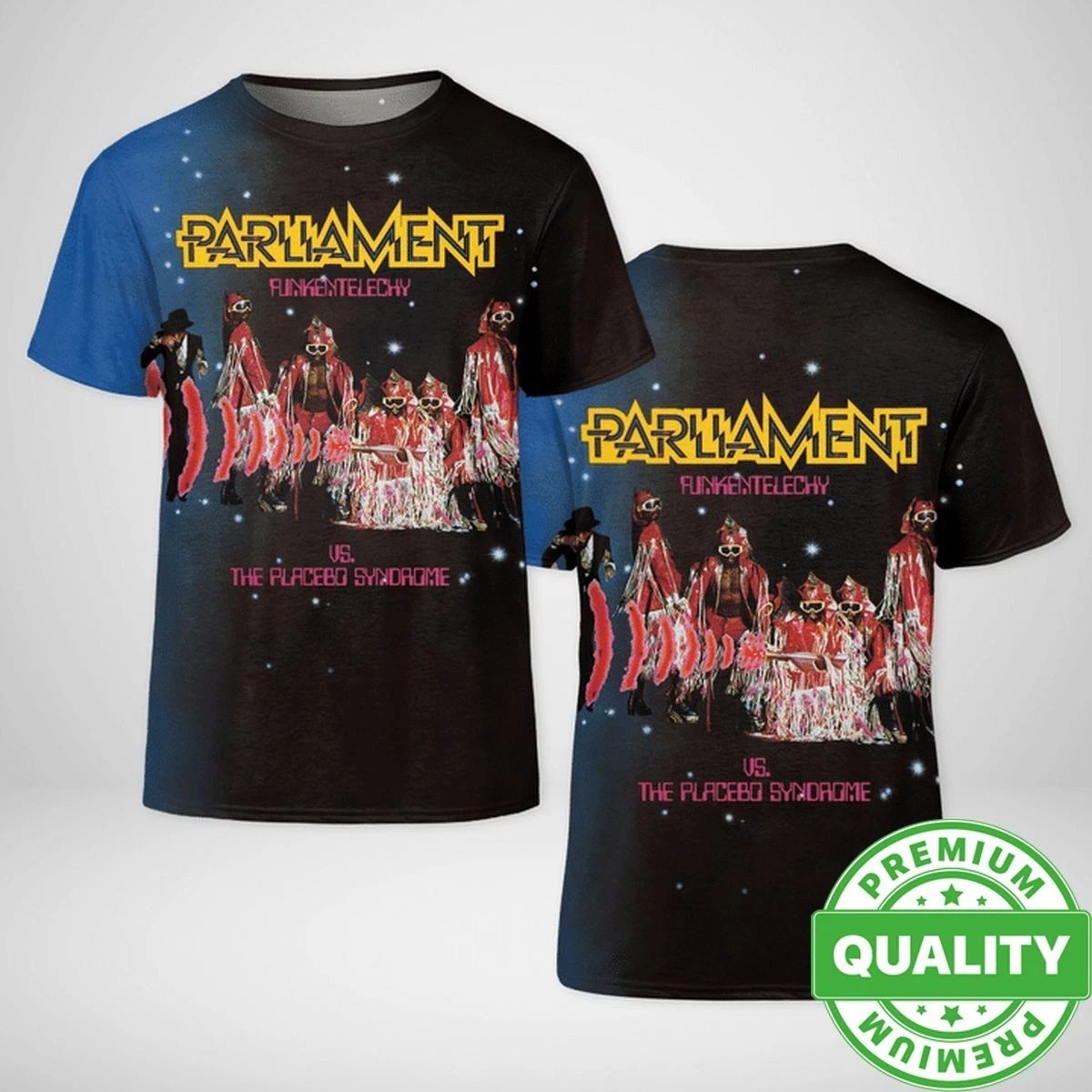 New Parliament Funkadelic aLBUM t Shirt 3D AOP Unisex S-6XL   P57.315