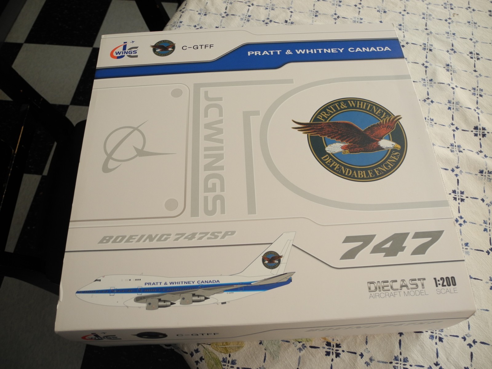 Ultra RARE JC Wings / Inflight PRATT & Whitney 747 TEST JET, 1:200, WOW Ultra RARE JC Wings / Inflight PRATT & Whitney 747 TEST JET, 1:200, WOW