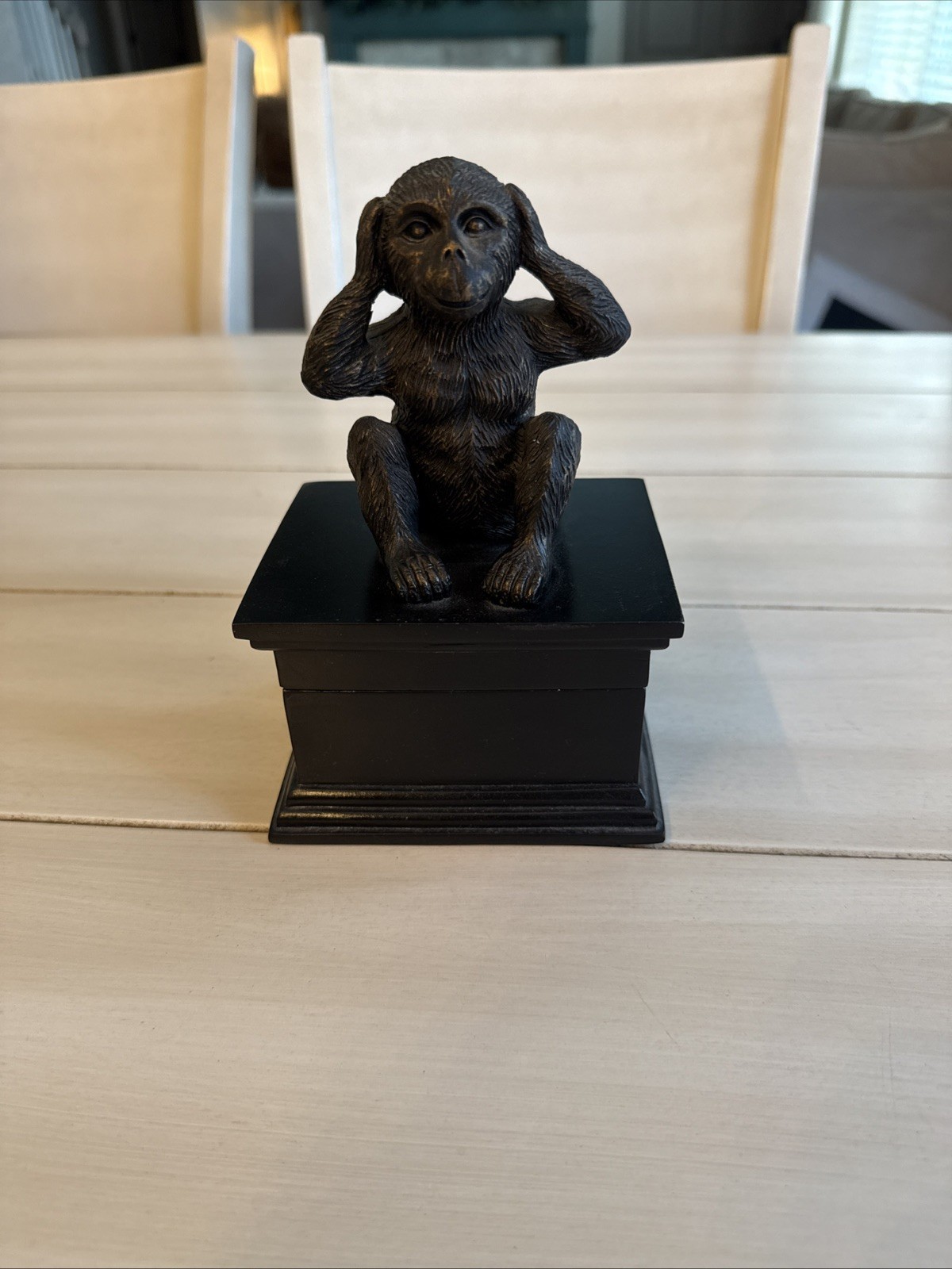 Monkey Trinket Box SPI Neiman Marcus NEW “Hear no evil” Monkey Trinket Box SPI Neiman Marcus NEW “Hear no evil”
