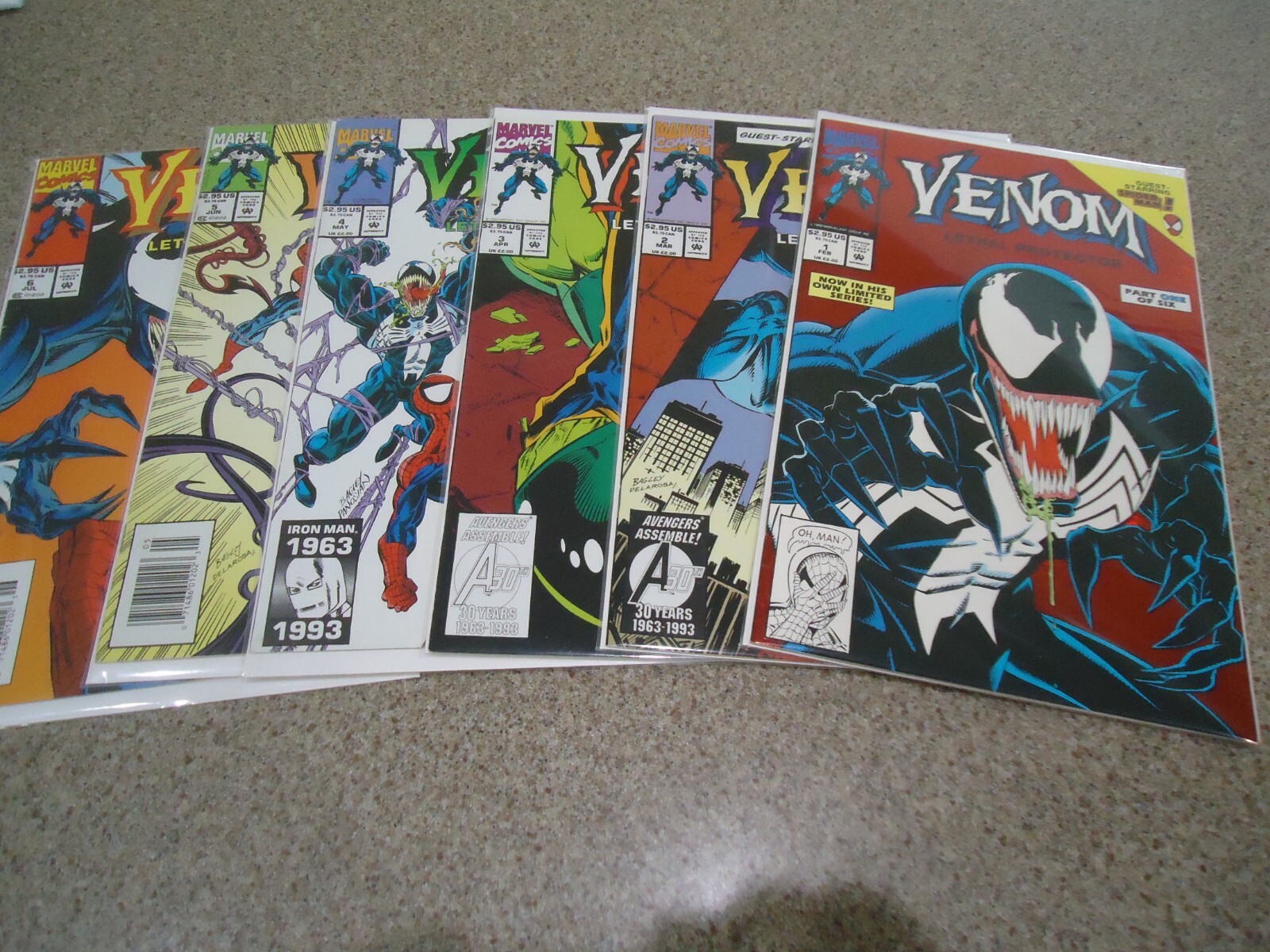 VENOM LETHAL PROTECTOR COMPLETE SERIES 1-6 VENOM LETHAL PROTECTOR COMPLETE SERIES 1-6