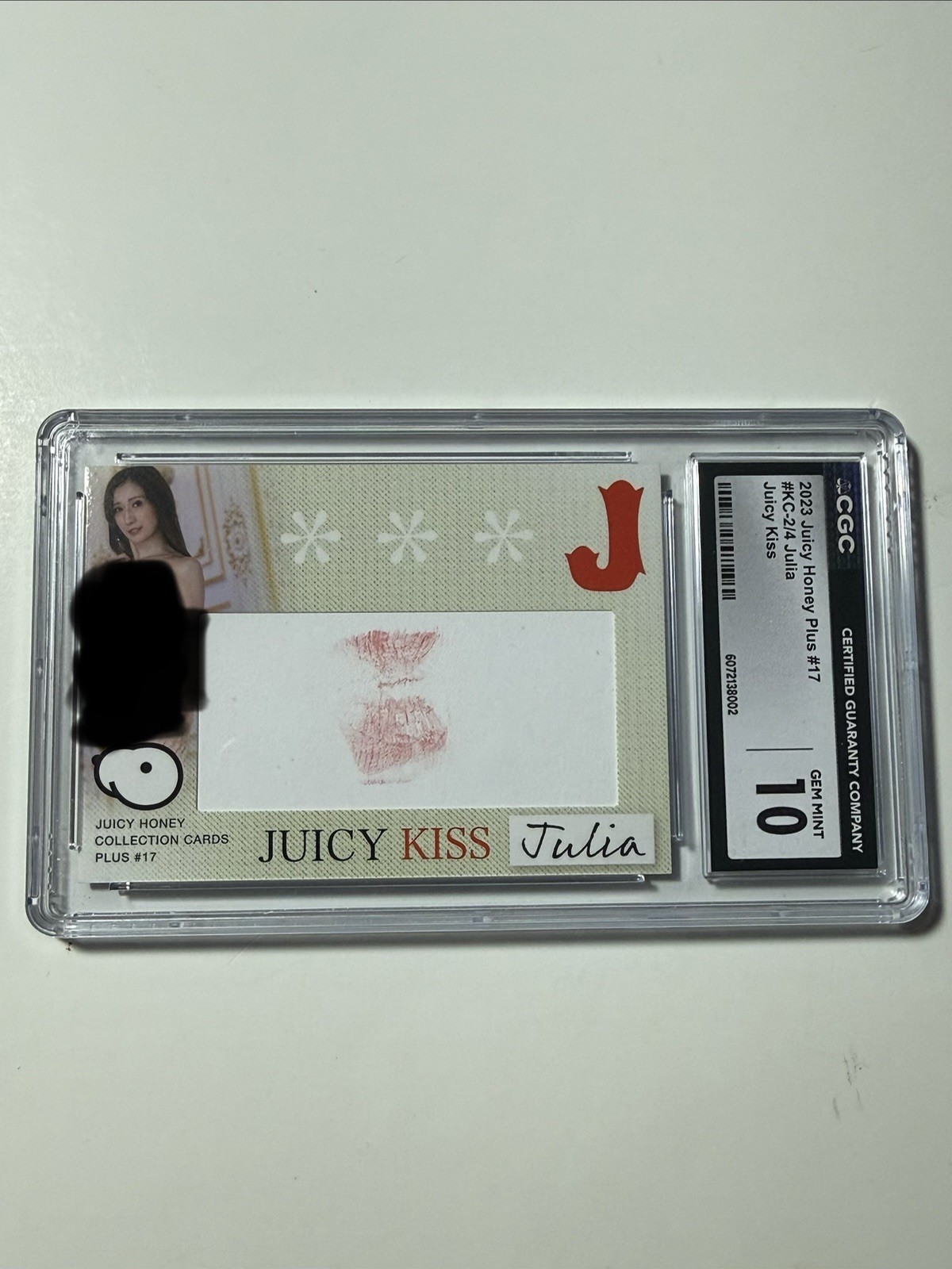 2023 Juicy Honey Plus #17 #KC-2/4 Julia Juicy Kiss CGC 10 #40/50 2023 Juicy Honey Plus #17 #KC-2/4 Julia Juicy Kiss CGC 10 #40/50