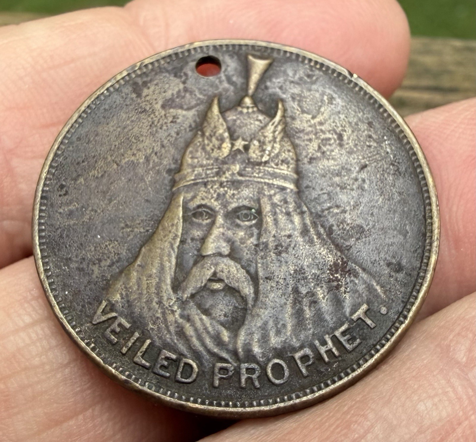 Vintage 1902 VEILED PROPHET TOKEN coin ST. LOUIS-1.25