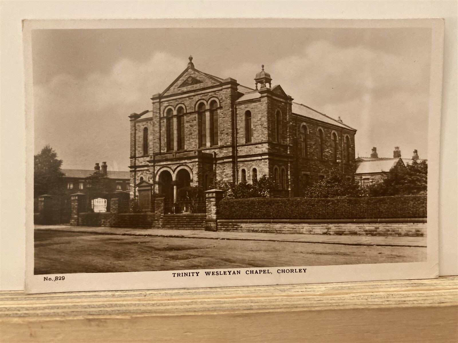 1930\'s 1940\'s Trinity Wesleyan Chapel Chorley Postcard Lancashire England Vtg 1930\'s 1940\'s Trinity Wesleyan Chapel Chorley Postcard Lancashire England Vtg
