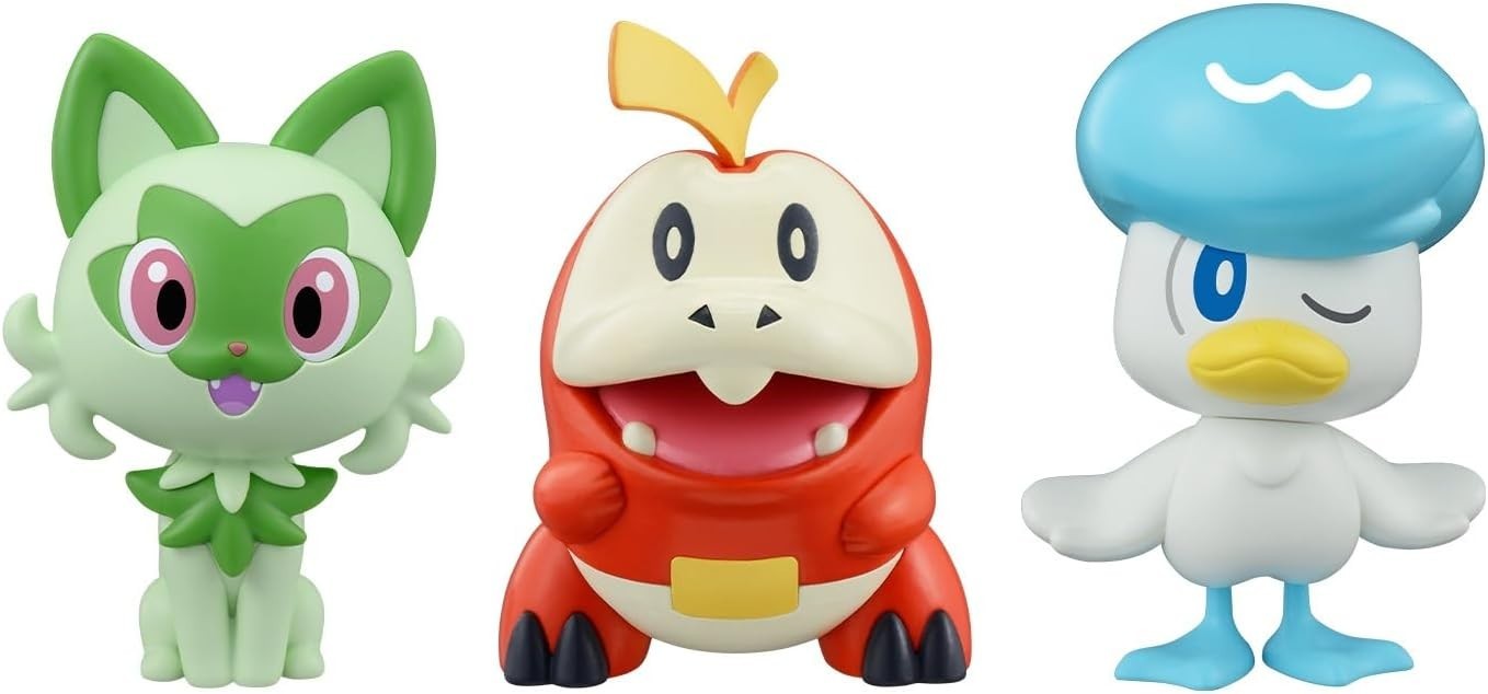 Pokemon Plastic Model Collection Quick Meowth, Squash, and Hogtail Set. Assembly