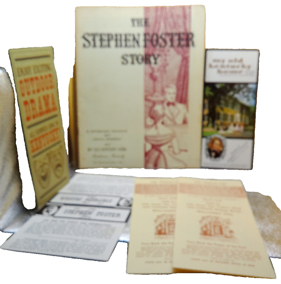 Stephen Foster Talbott Bardstown KY old home story 1960s era brochure NOS lot 4