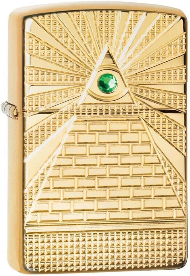 Zippo Eye of Providence High Polish Brass Design 49060 Zippo Eye of Providence High Polish Brass Design 49060