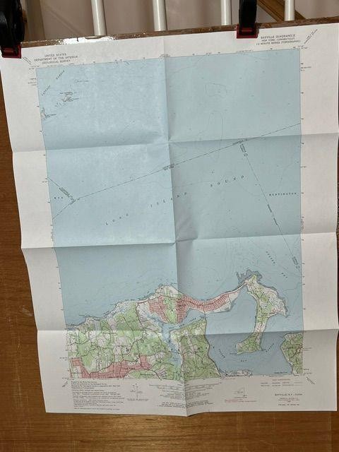 1967 Bayville New York USGS Geological Survey Topographic Topo Map