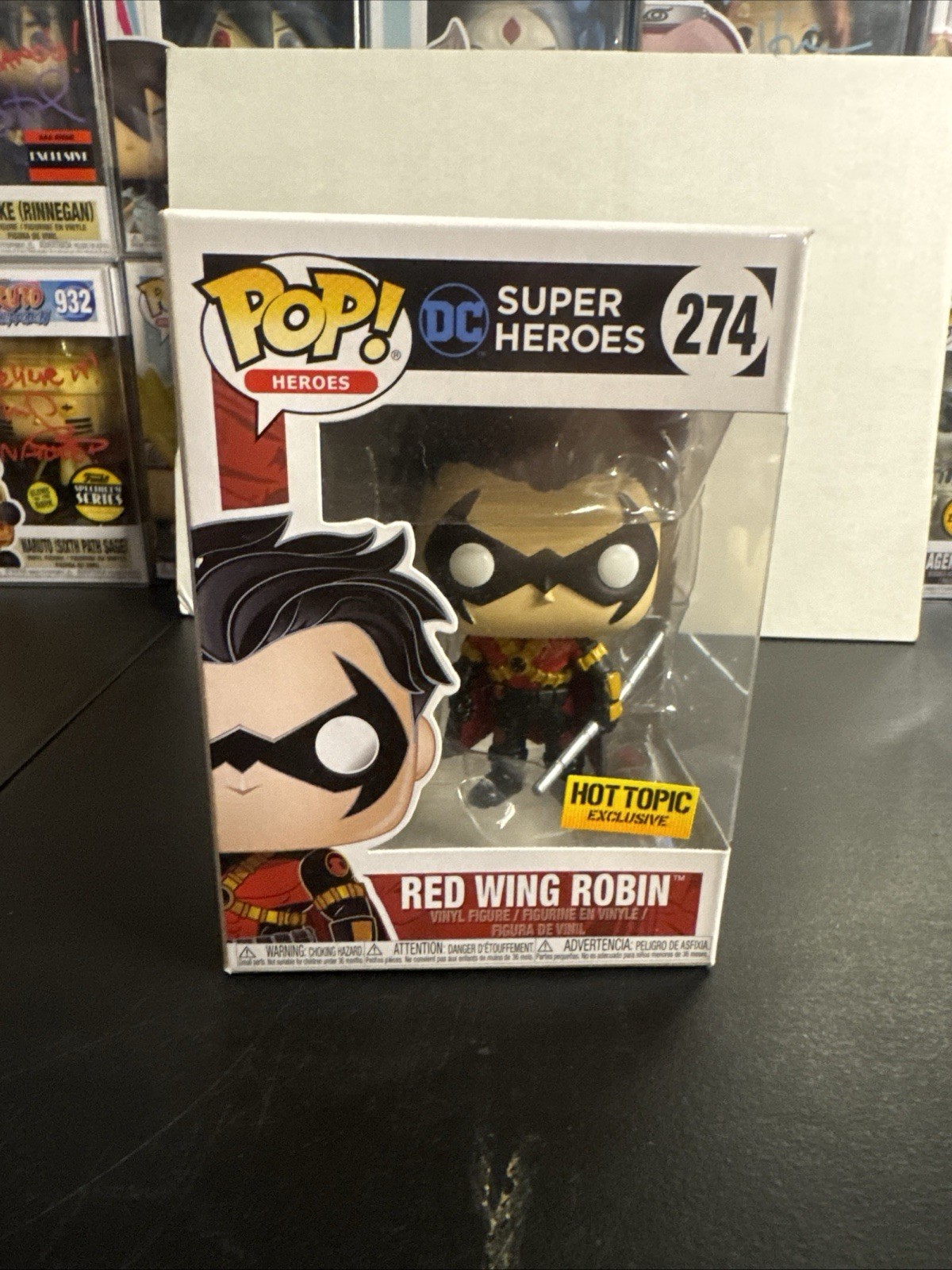 Funko Pop Red Wing Robin #274 DC Super Heroes Exclusive Hot Topic Funko Pop Red Wing Robin #274 DC Super Heroes Exclusive Hot Topic
