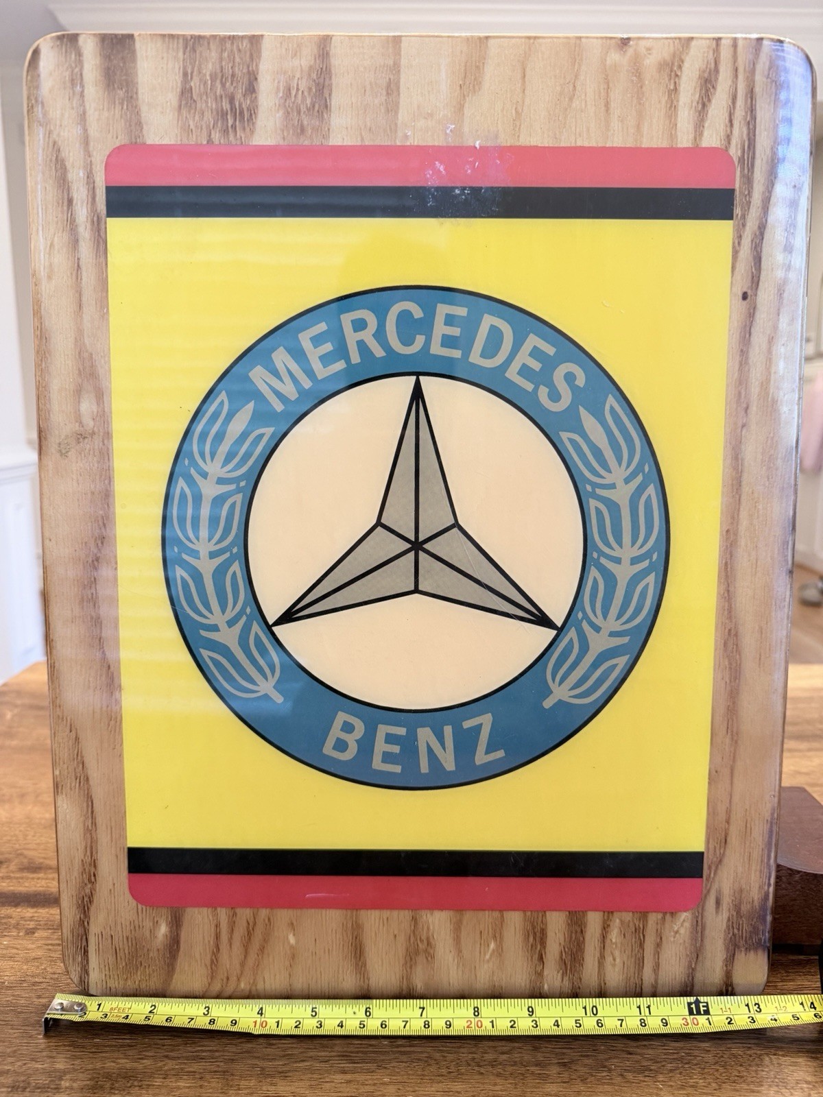 Vintage Mercedes Benz Advertising Sign, circa 1950s Vintage Mercedes Benz Advertising Sign, circa 1950s