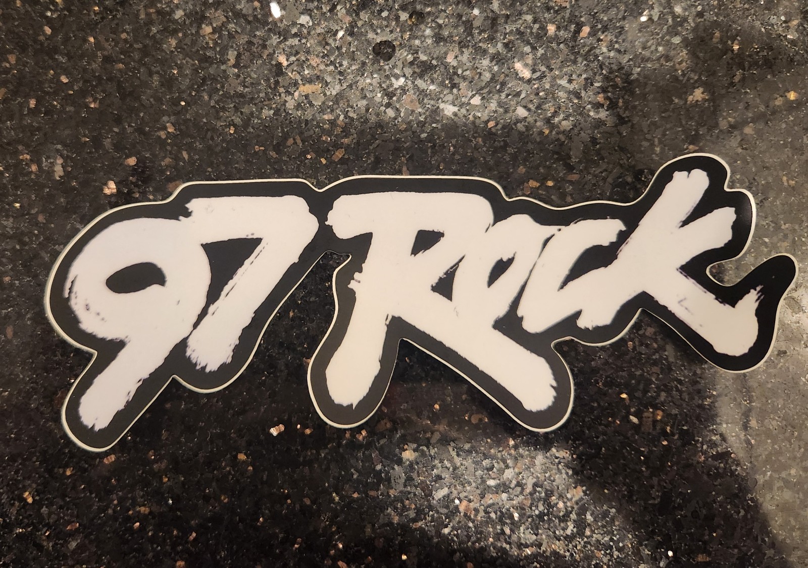 Vintage 97 Rock Bumper Sticker Reprints. 97Rock Houston Radio 80's 101klol