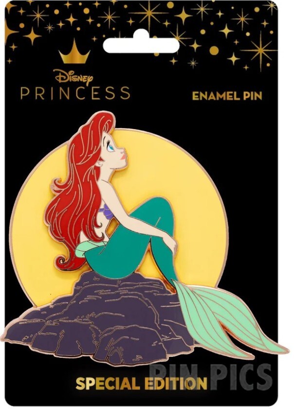 Disney PALM - Ariel - Moonlight - Jumbo - Little Mermaid LE 500 Pin Disney PALM - Ariel - Moonlight - Jumbo - Little Mermaid LE 500 Pin