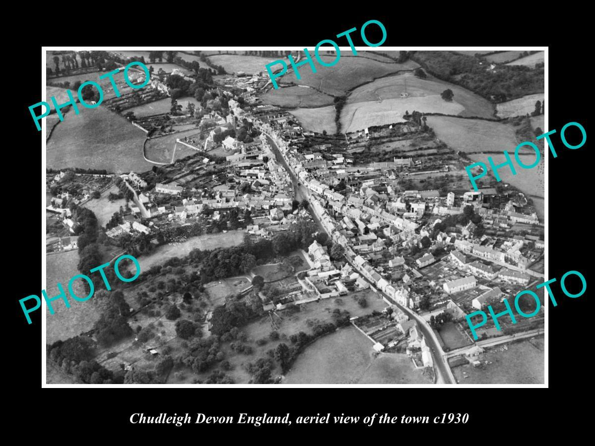 OLD 6 X 4 HISTORIC PHOTO OF CHUDLEIGH DEVON ENGLAND AERIAL VIEW OF TOWN c1930 3 OLD 6 X 4 HISTORIC PHOTO OF CHUDLEIGH DEVON ENGLAND AERIAL VIEW OF TOWN c1930 3