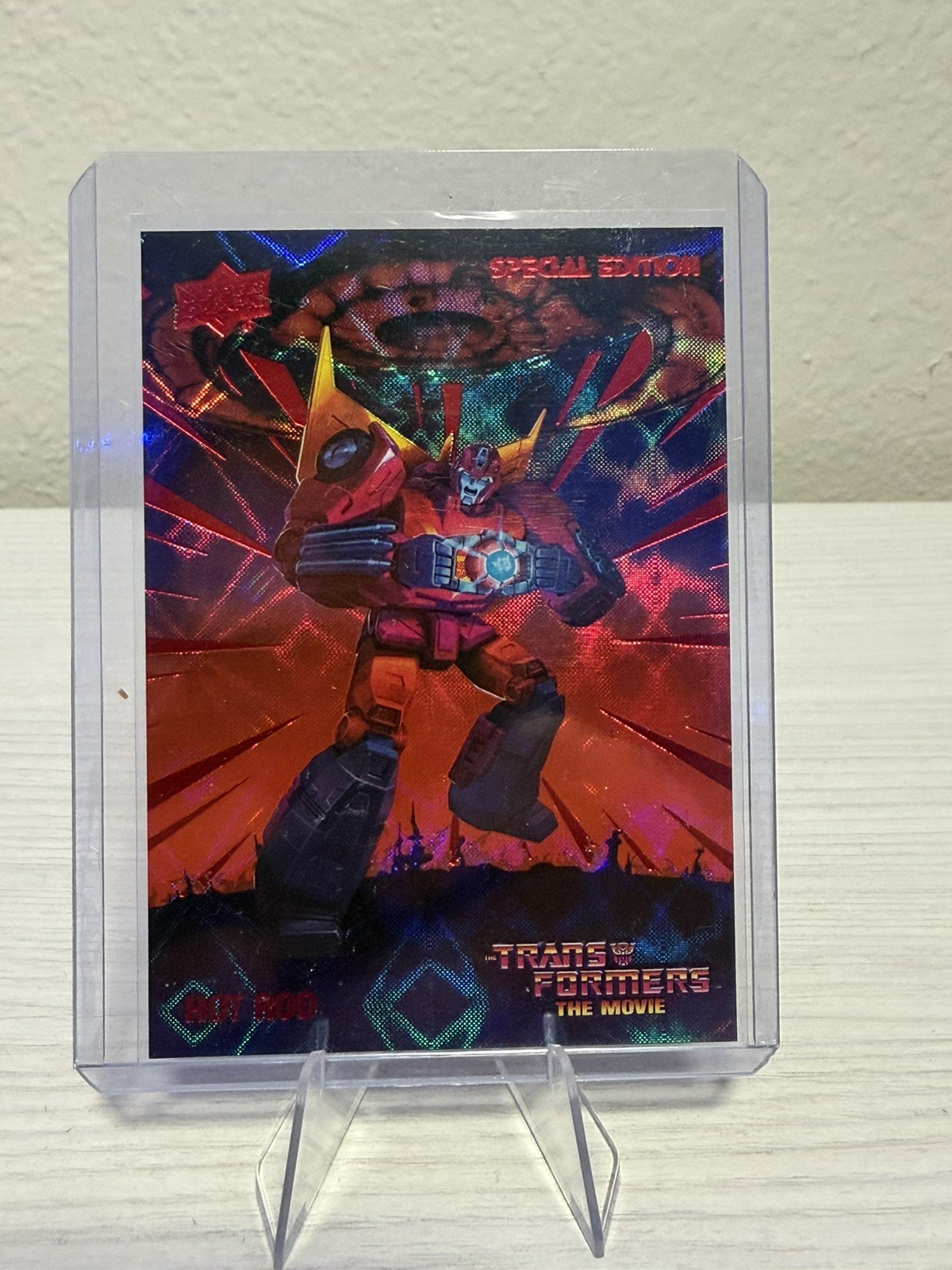 Upper Deck Transformers The Movie 40th Anniversary Parallel Hot Rod Rare /1986 Upper Deck Transformers The Movie 40th Anniversary Parallel Hot Rod Rare /1986